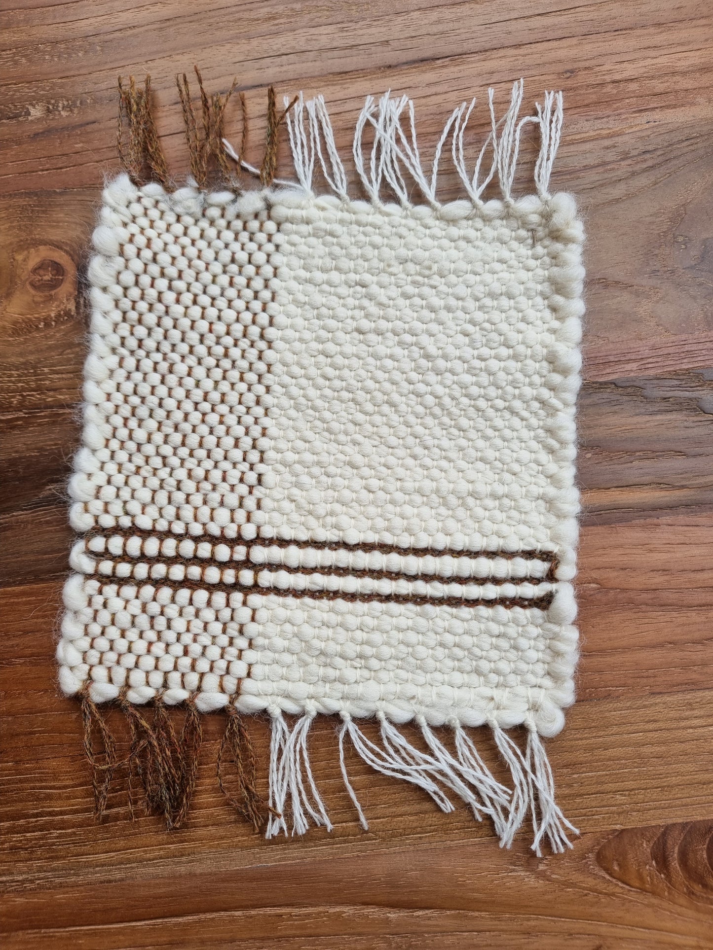 Hand Woven Wool Coaster | This Cabin Van