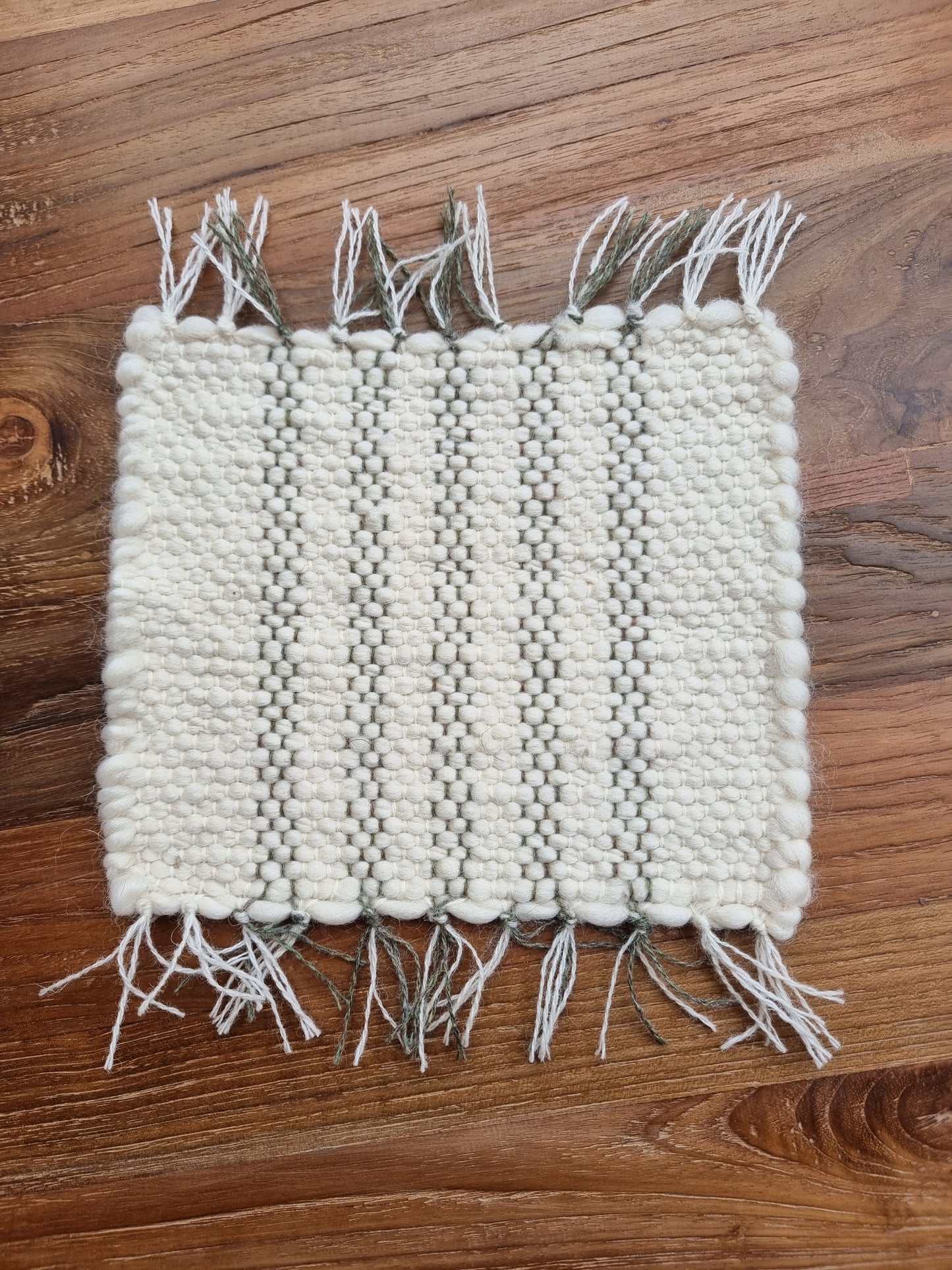 Hand Woven Wool Coaster | This Cabin Van