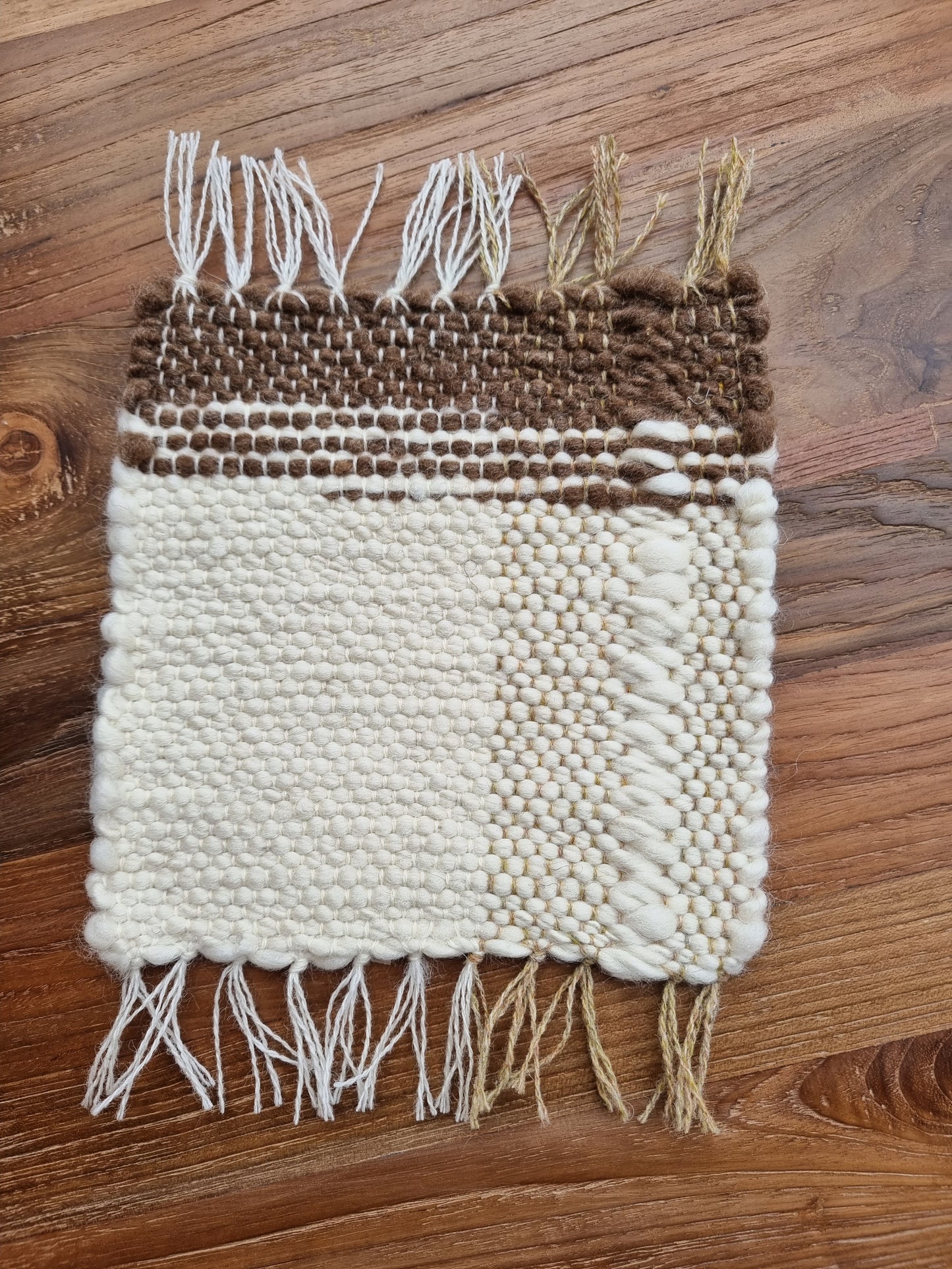 Hand Woven Wool Coaster | This Cabin Van