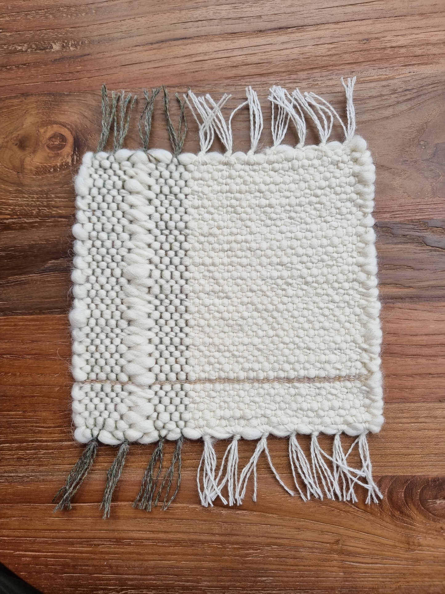 Hand Woven Wool Coaster | This Cabin Van