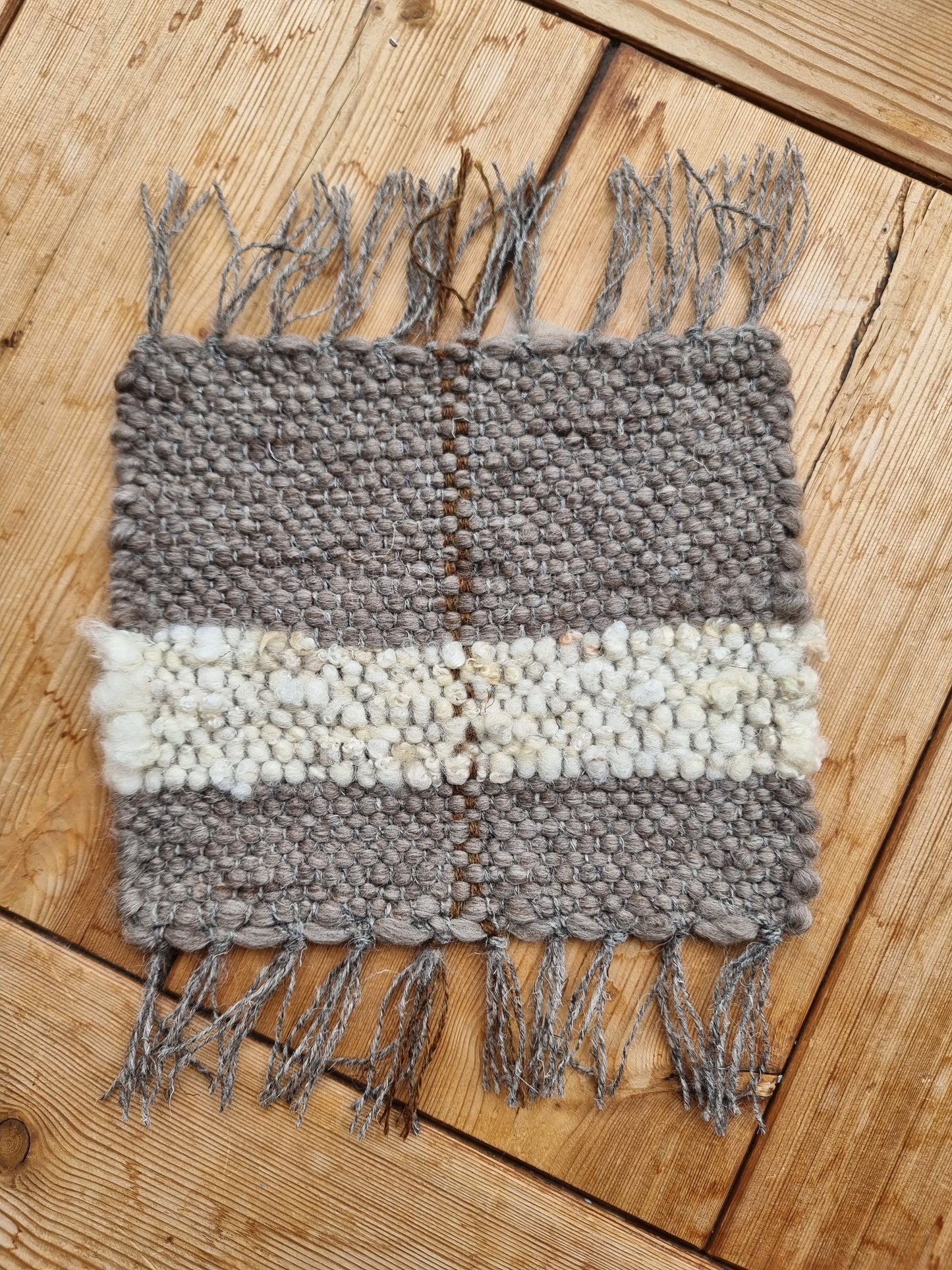 Hand Woven Wool Coaster | This Cabin Van