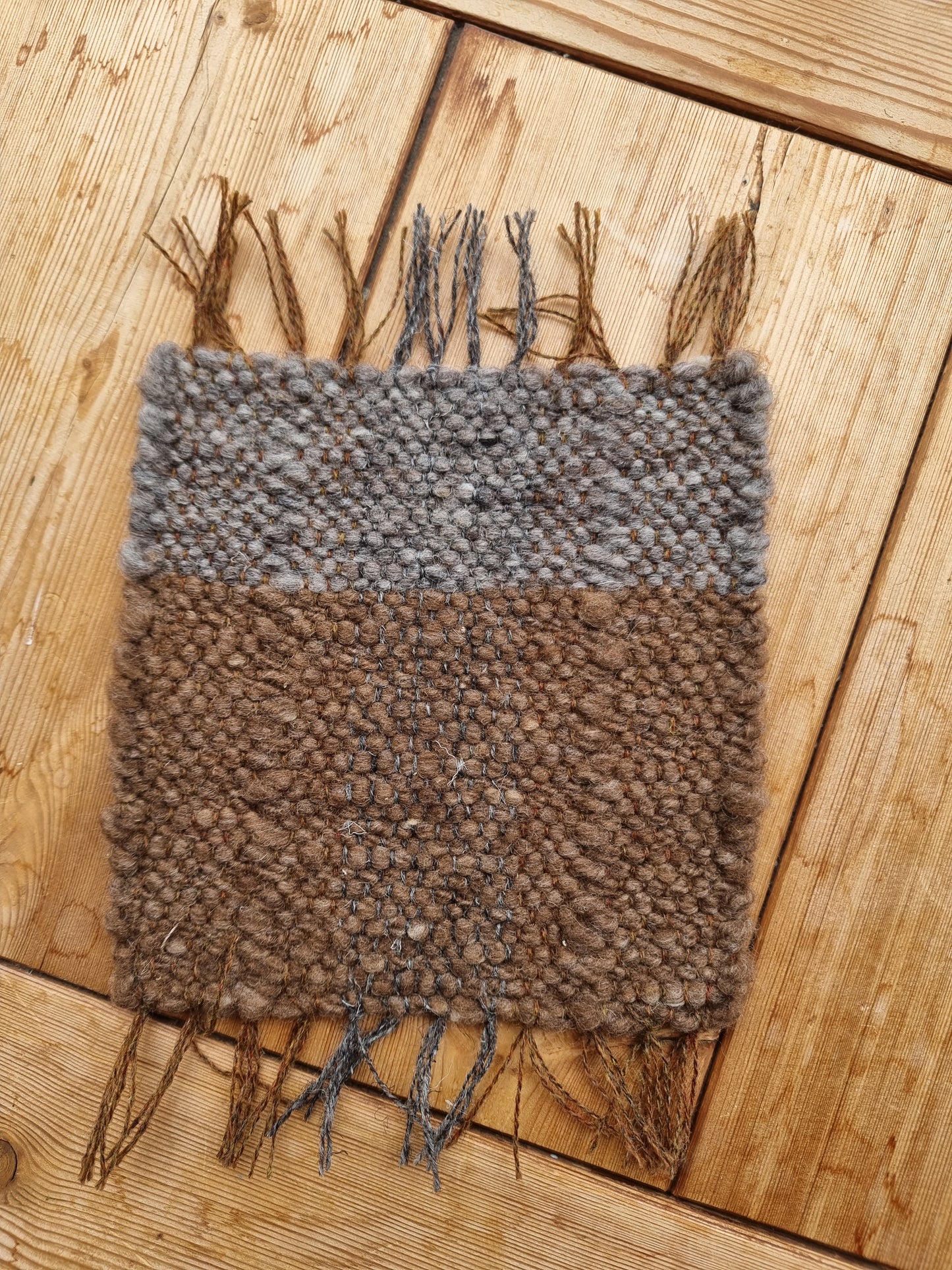 Hand Woven Wool Coaster | This Cabin Van