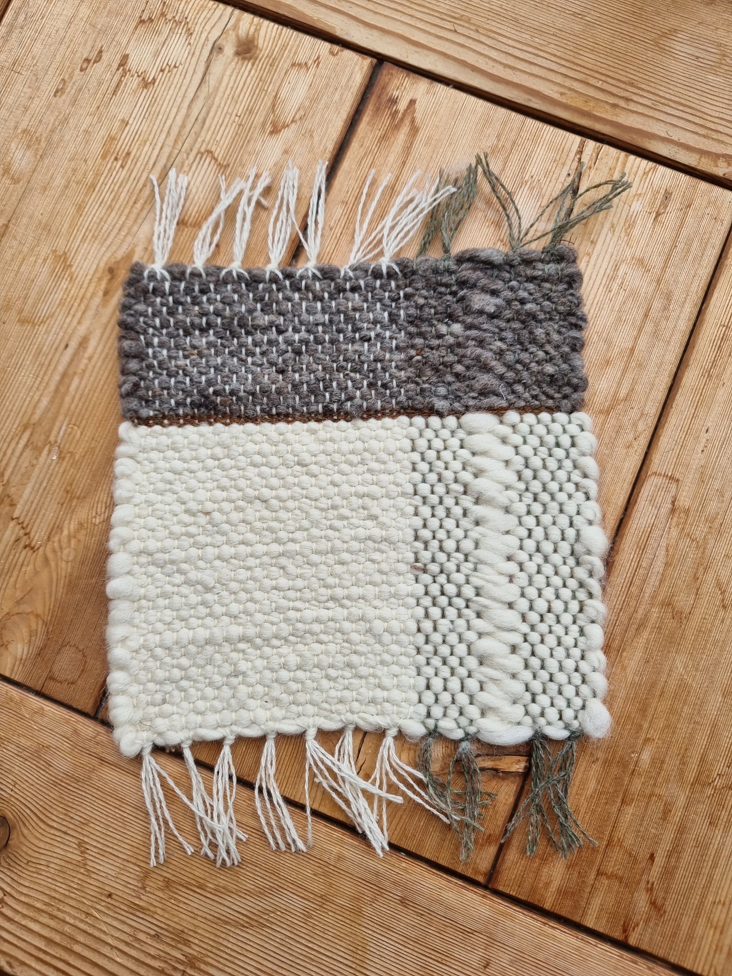 Hand Woven Wool Coaster | This Cabin Van