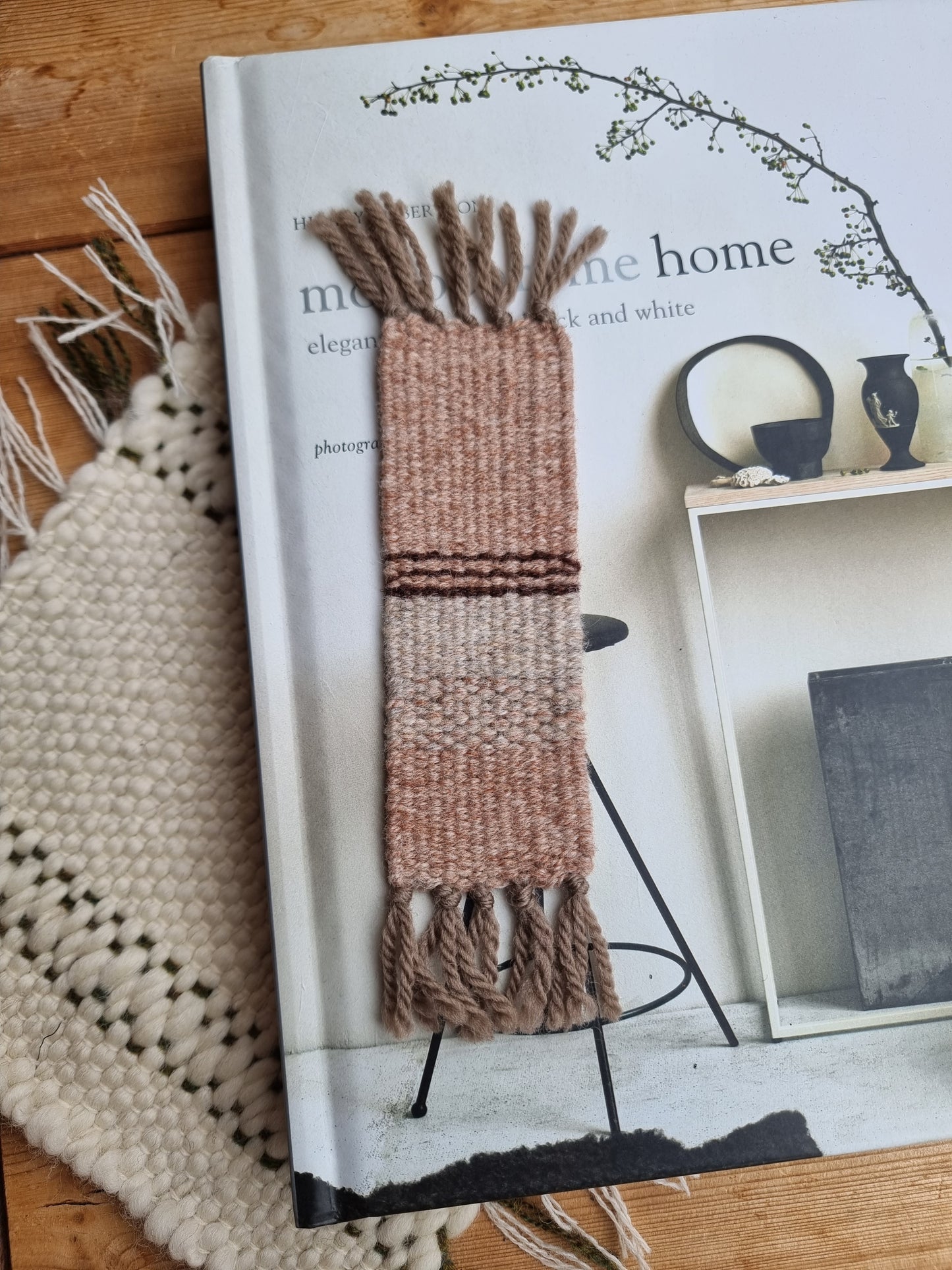 Hand Woven Wool Bookmark | This Cabin Van