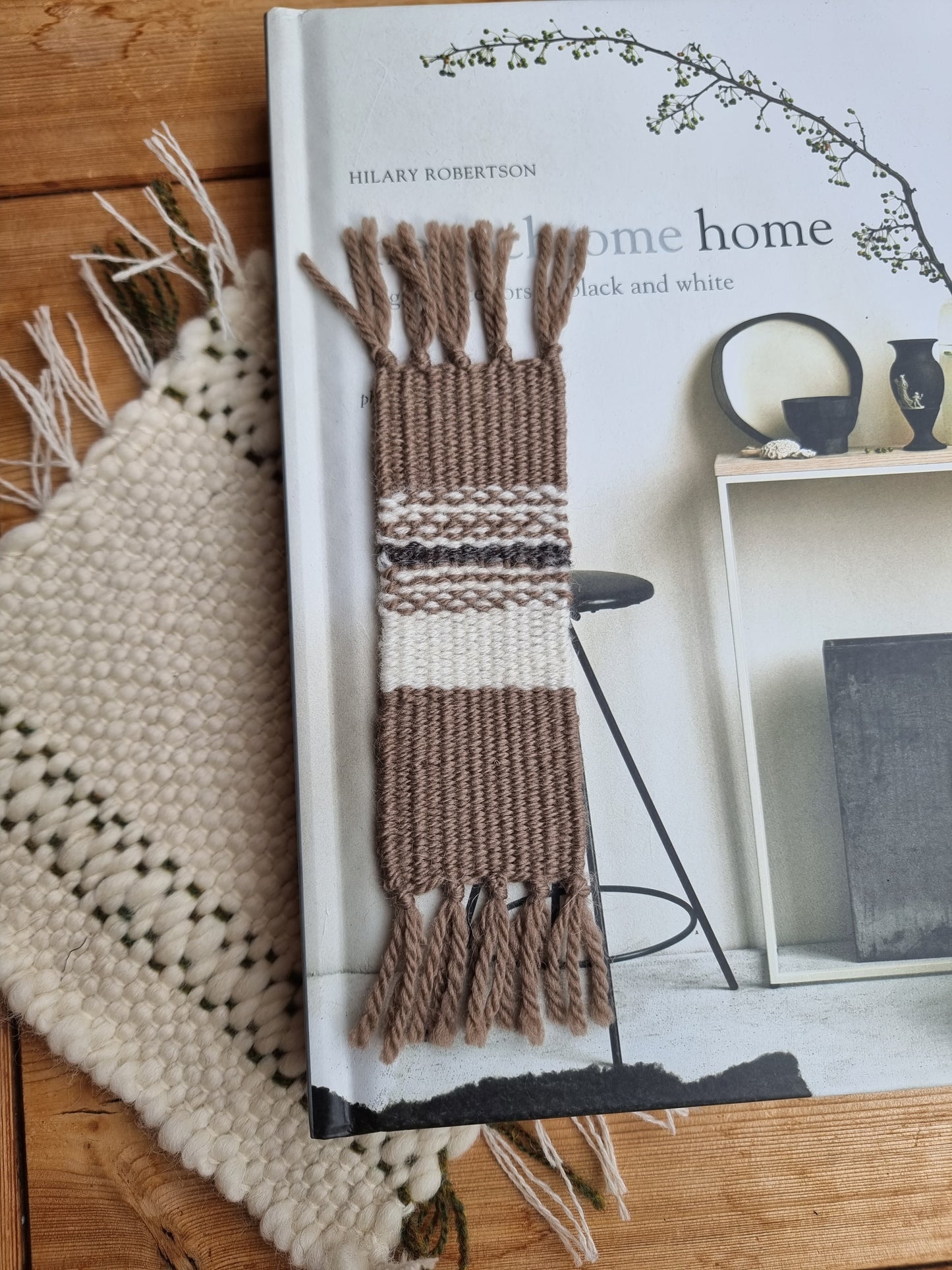 Hand Woven Wool Bookmark | This Cabin Van