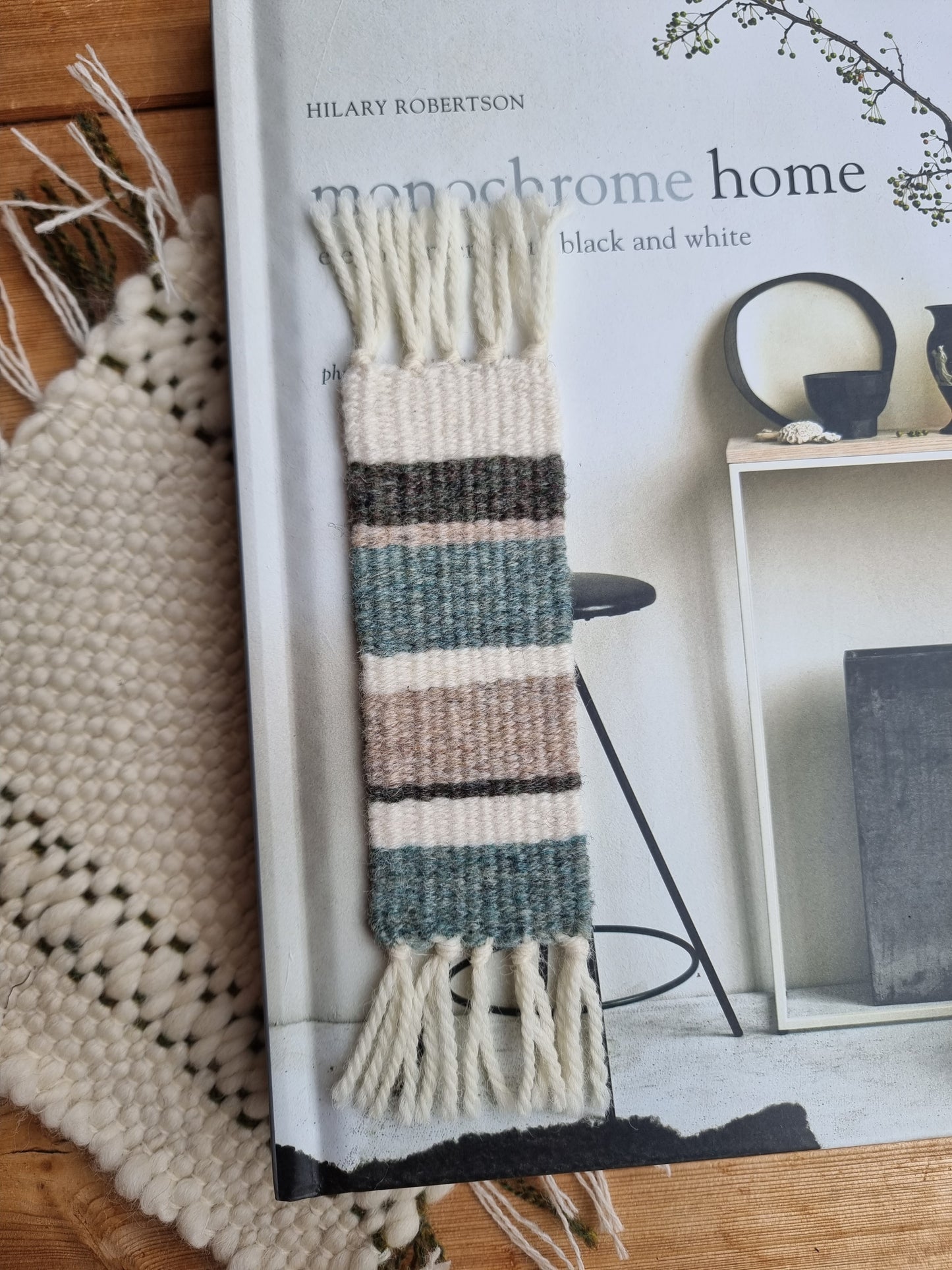 Hand Woven Wool Bookmark | This Cabin Van