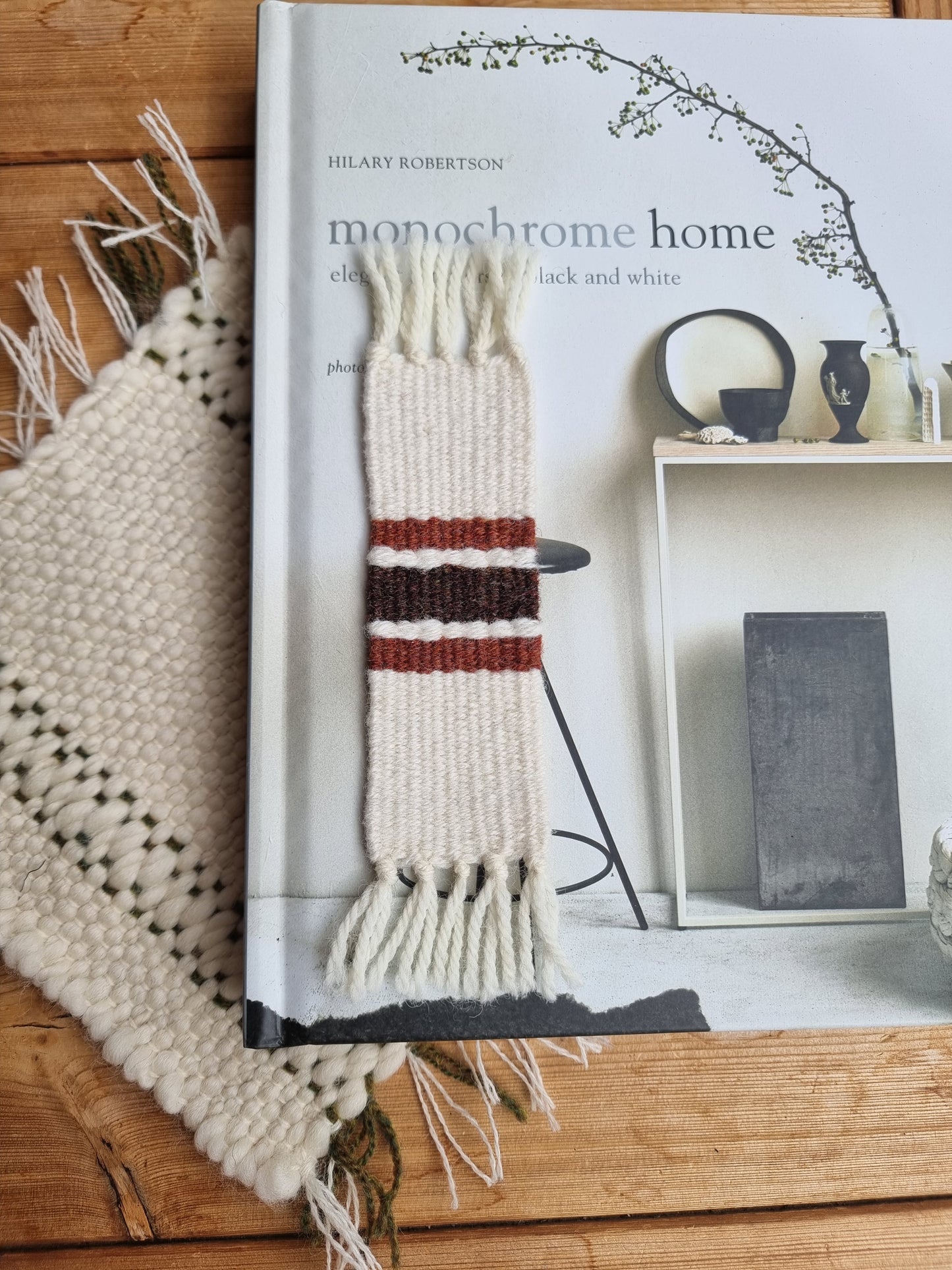 Hand Woven Wool Bookmark | This Cabin Van
