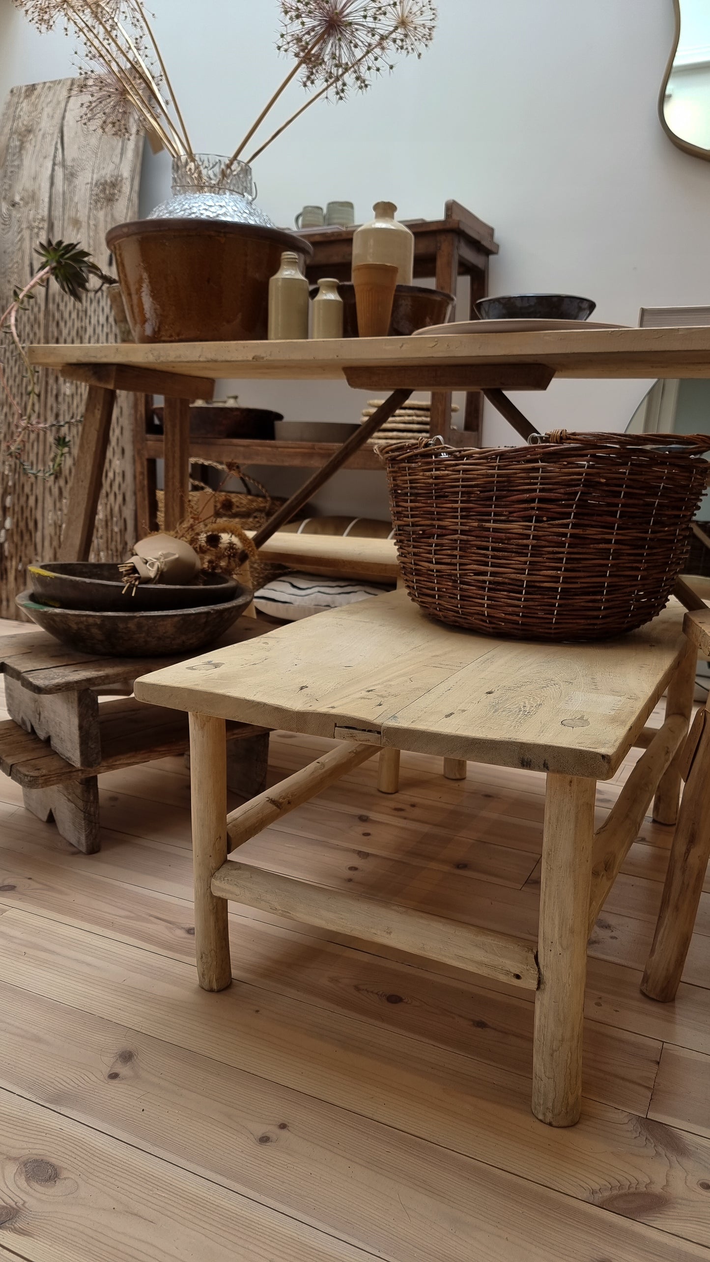 Rustic Wooden Coffee Table