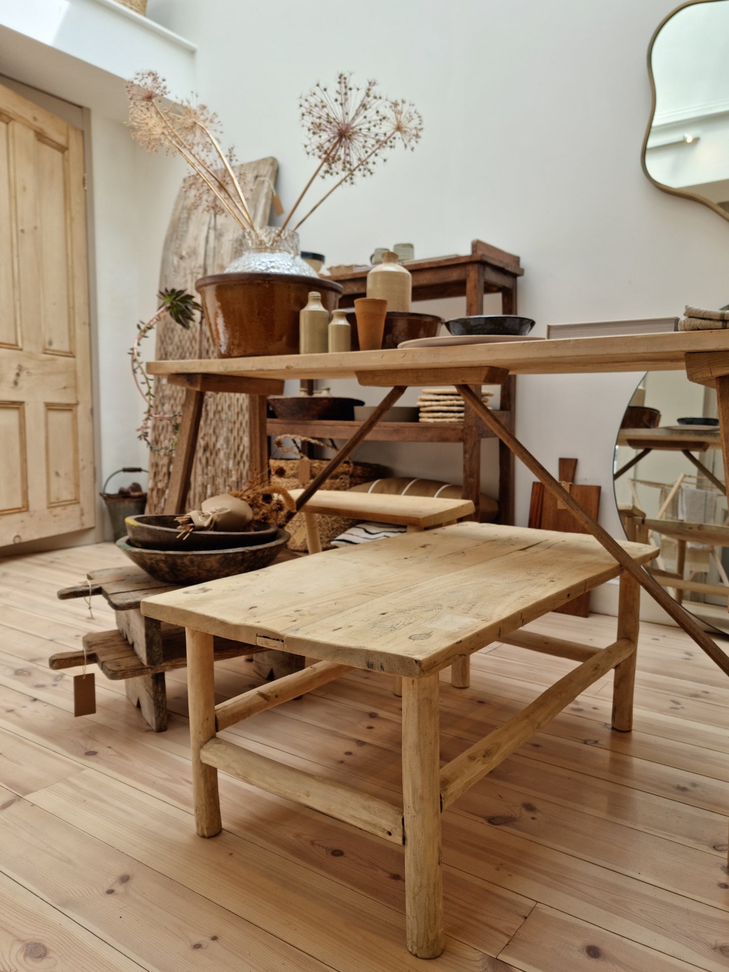 Rustic Wooden Coffee Table