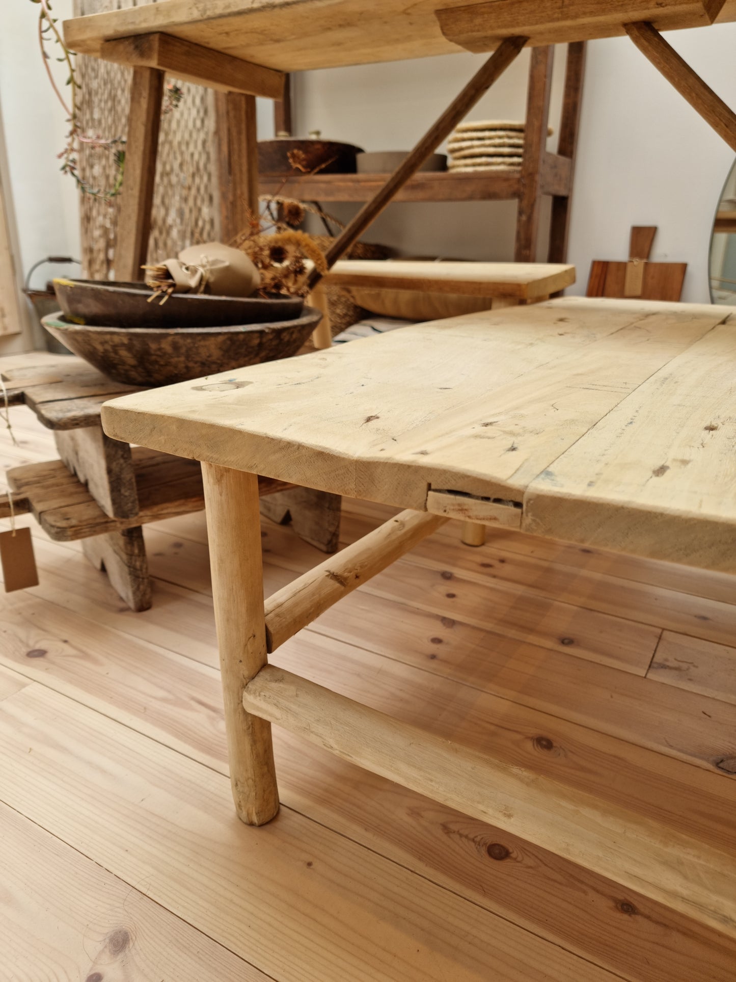Rustic Wooden Coffee Table