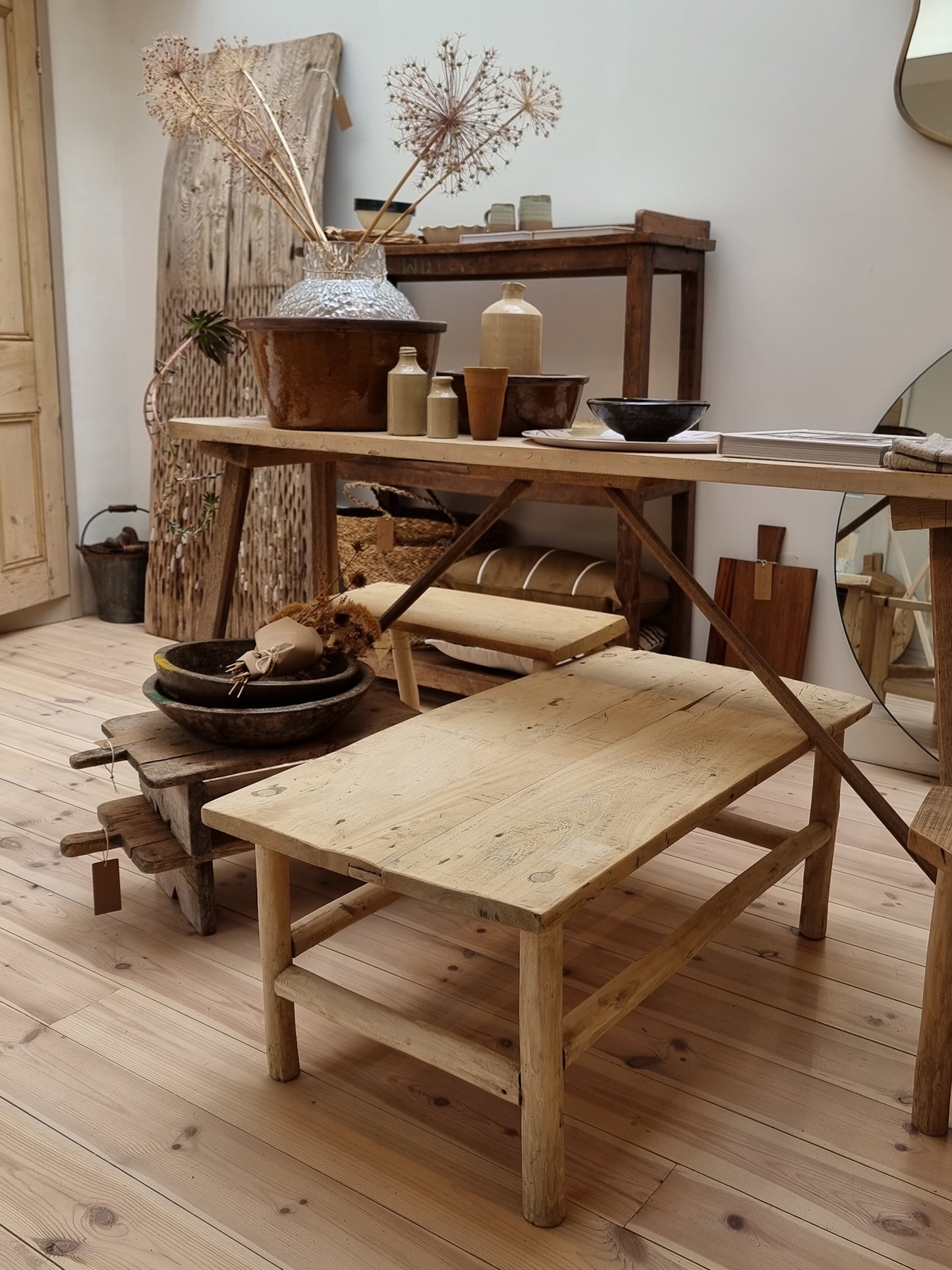 Rustic Wooden Coffee Table