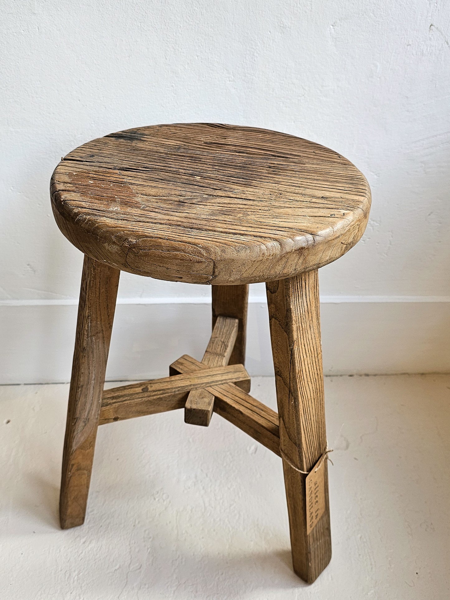 Rustic Reclaimed Stool | Round
