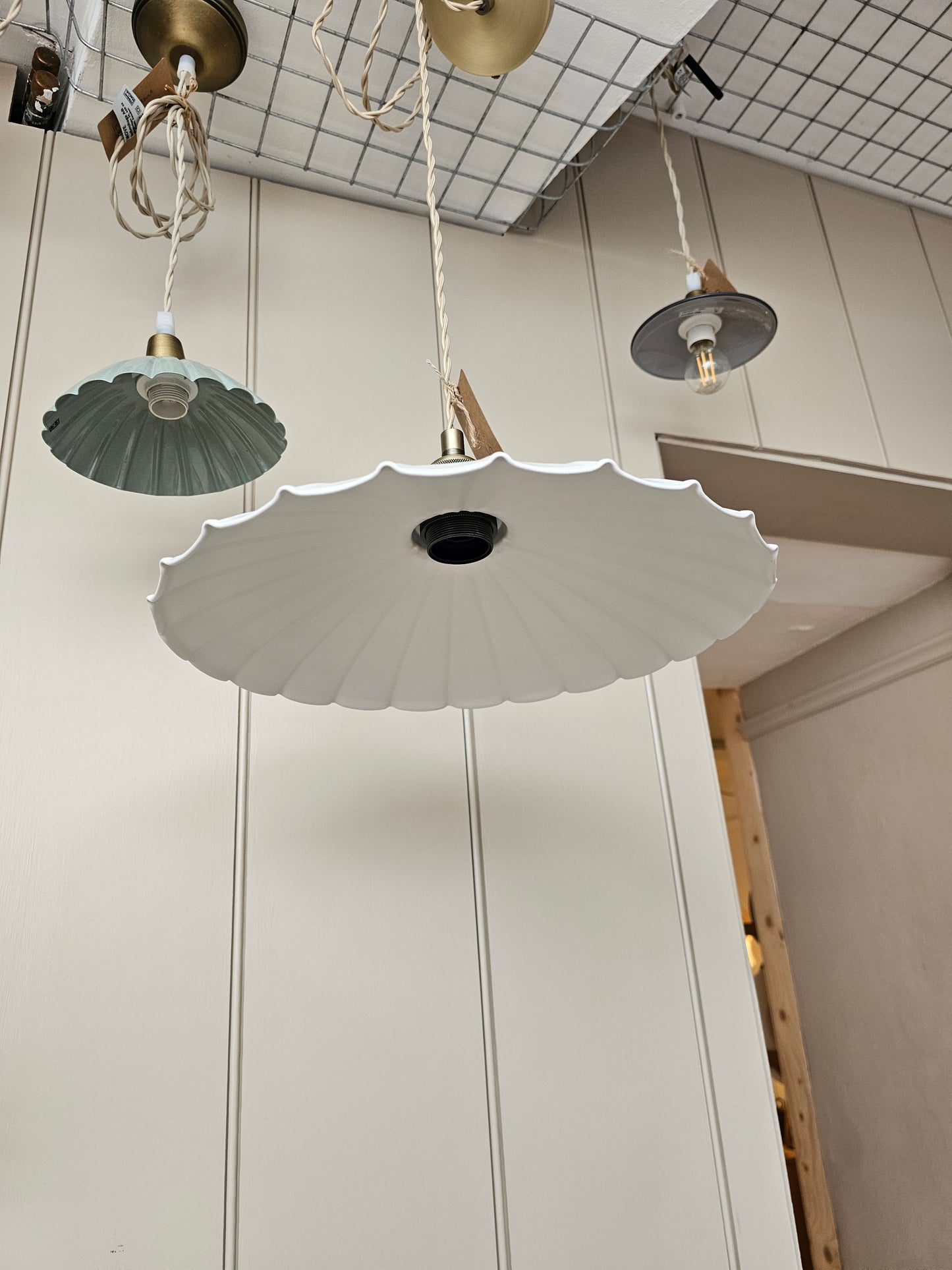 Wanstrow Pendant Lamp | Chalk