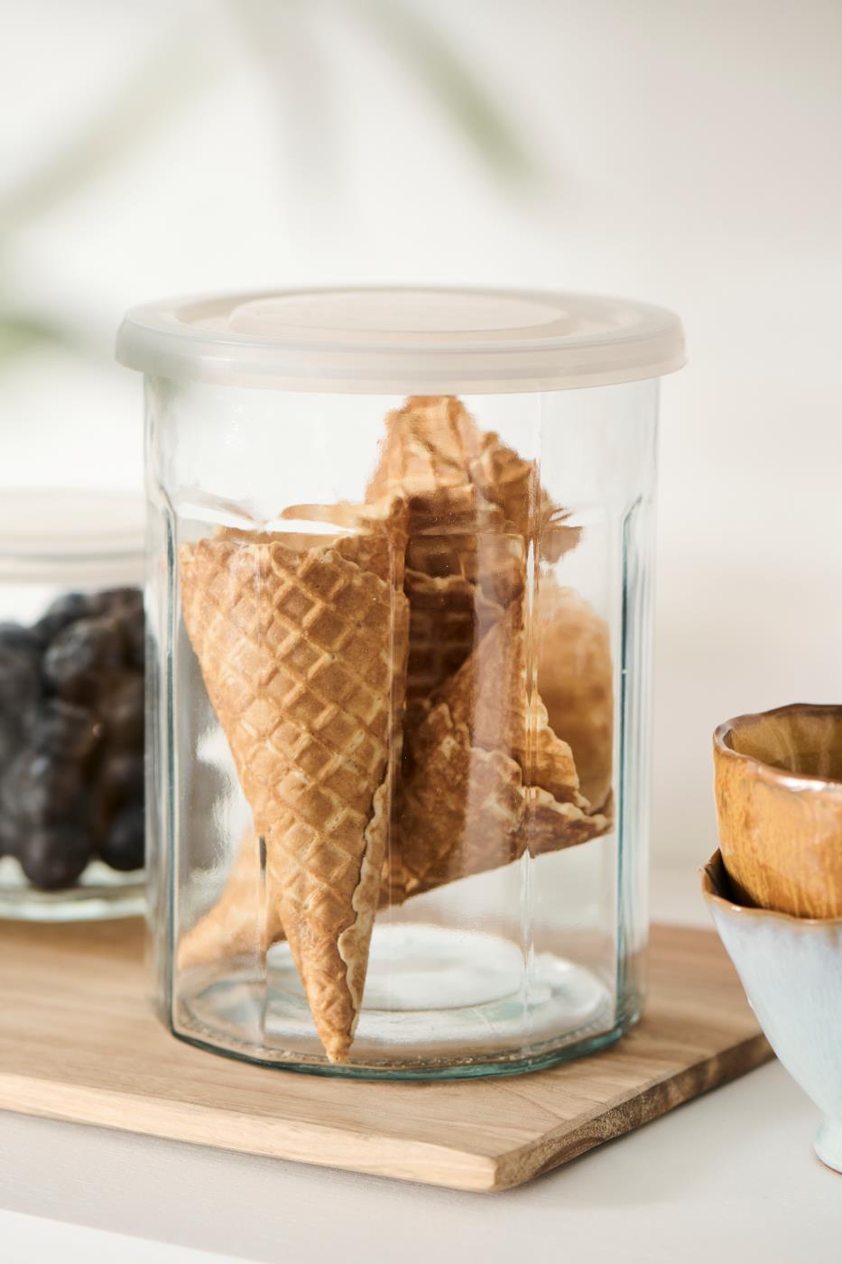 Glass Storage Pot