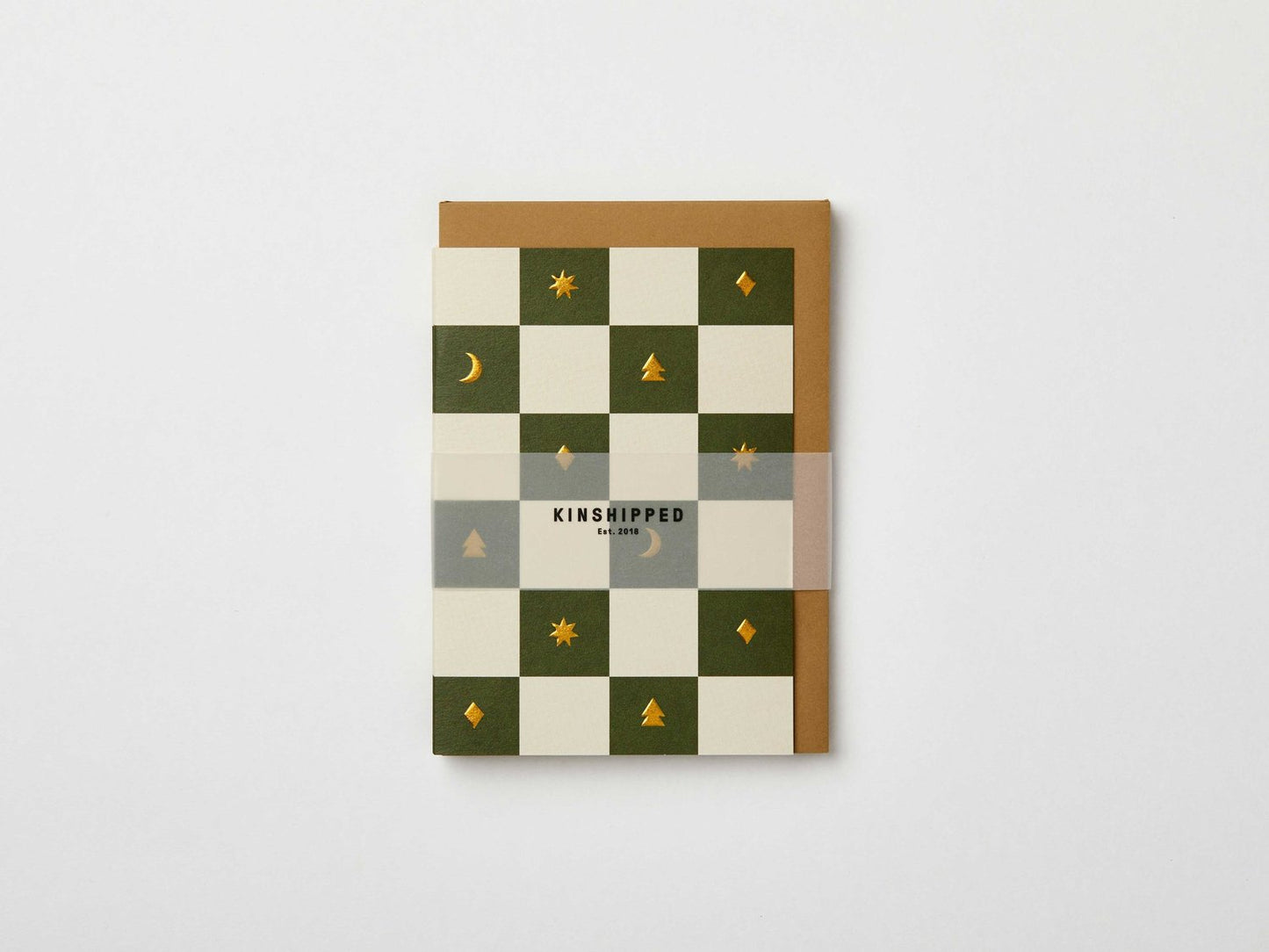 Checkerboard Christmas Card