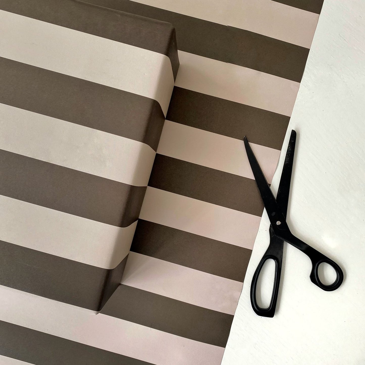 Khaki Stripes Gift Wrap