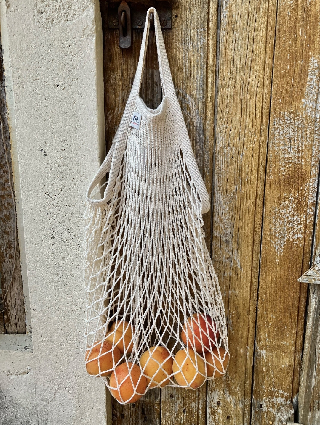 French String Market Bag Ecru