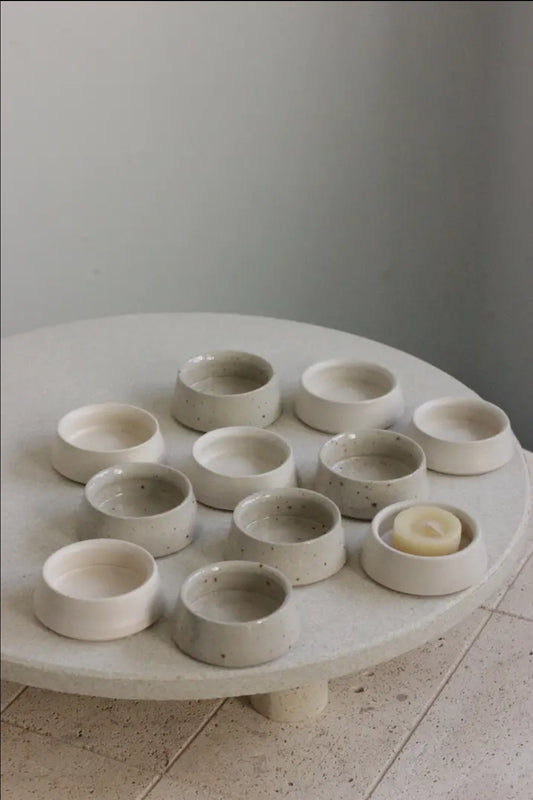 Stoneware Tealight Candle Holder