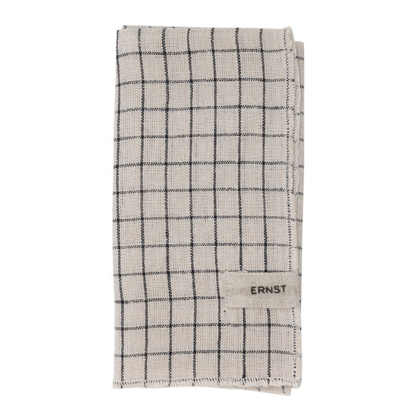 Tygservett Linen Napkins | Black Square