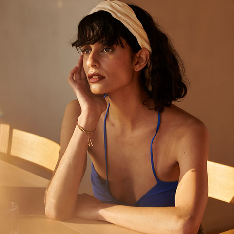 Linen Headband | Milk