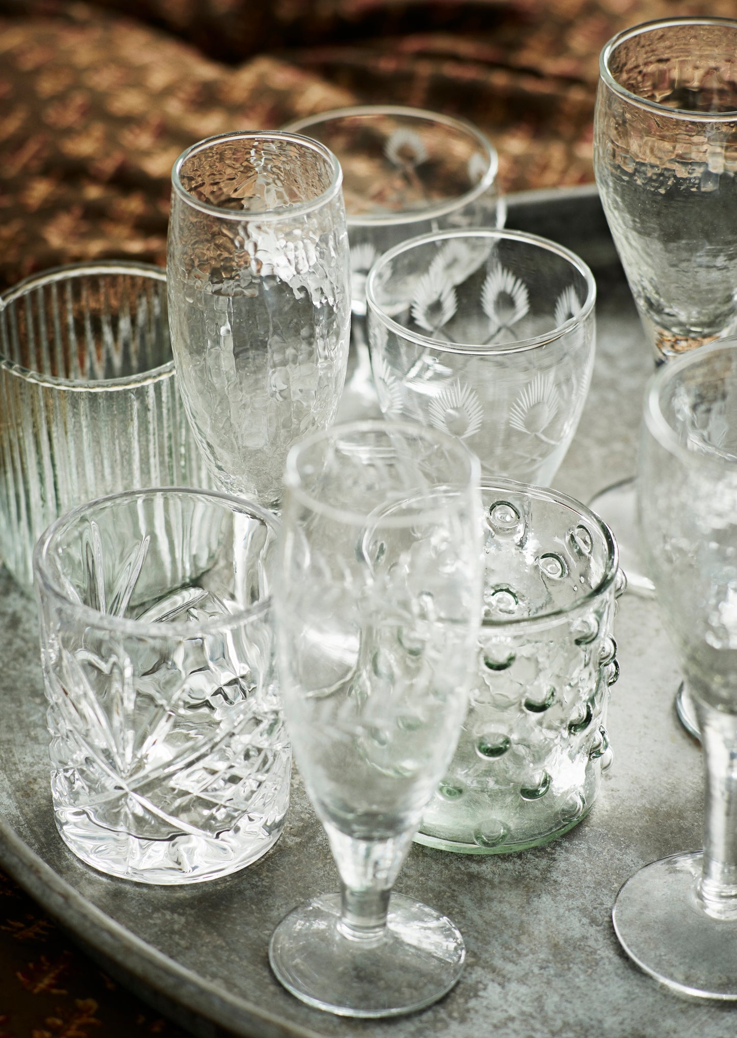 Cut Glass Cocktail Coupe