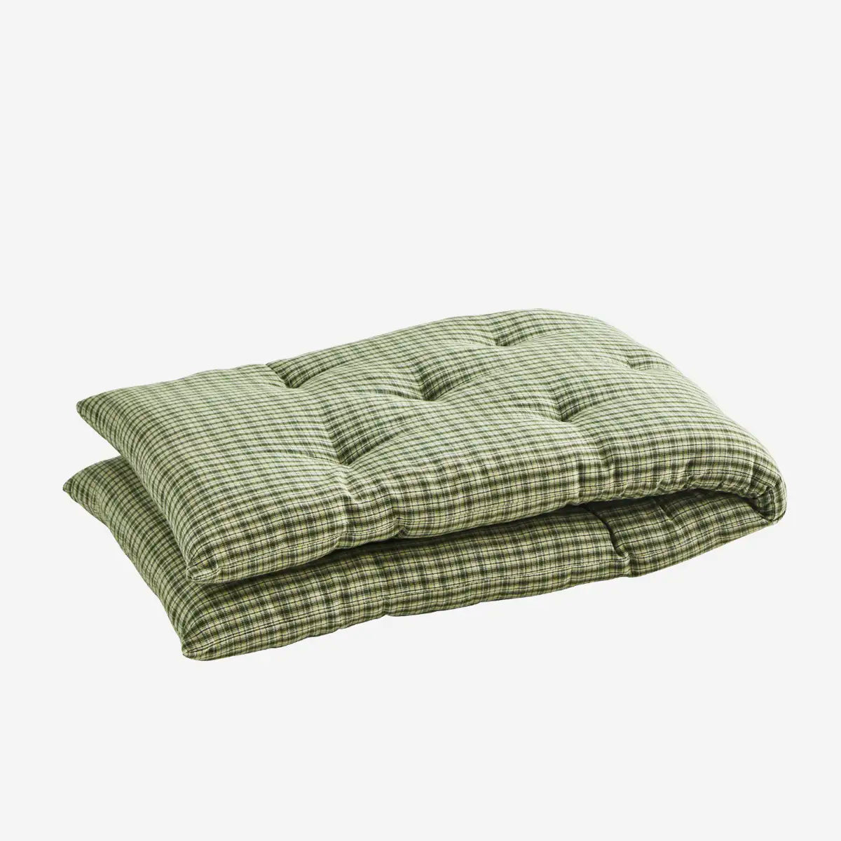 Cotton Mattress | Green Checked PREORDER