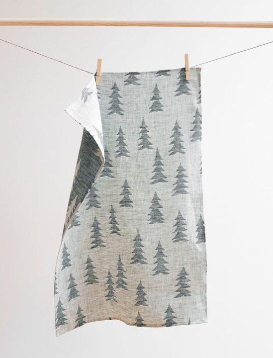 Gran Linen Tea Towel | Green