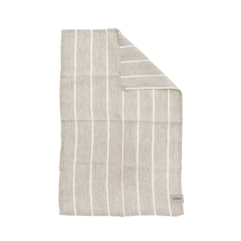 Kökshandduk Linen Tea Towel | White Stripe