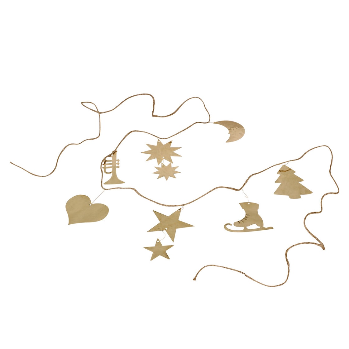 Swedish Brass Christmas Garland