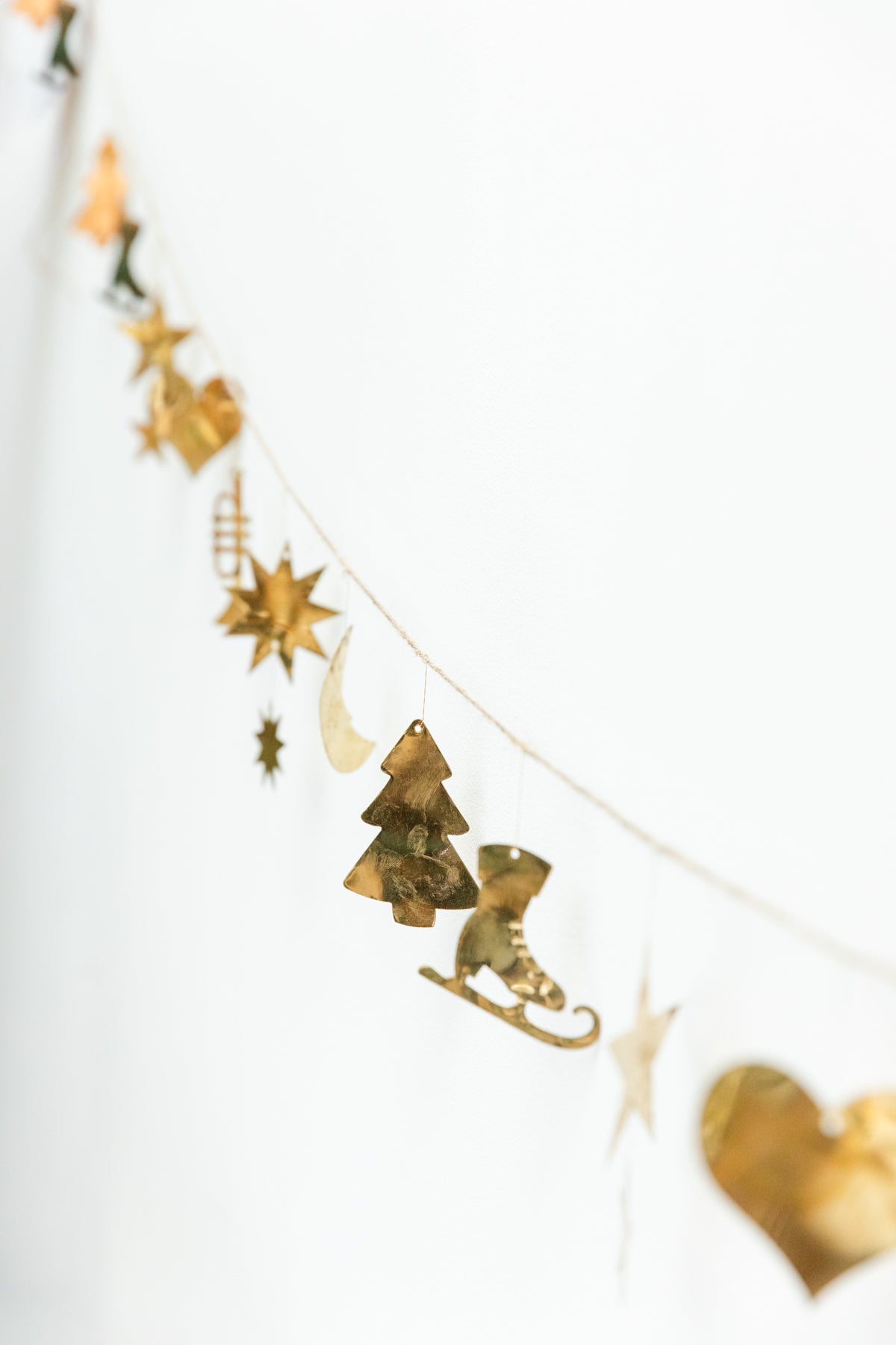Swedish Brass Christmas Garland