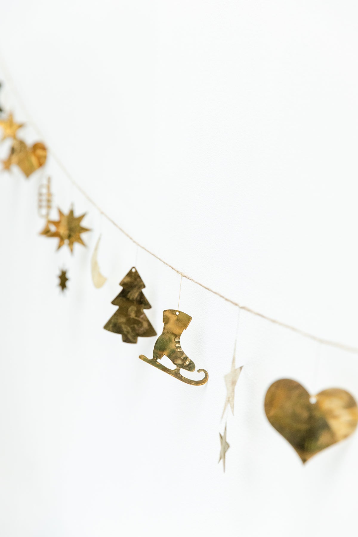 Swedish Brass Christmas Garland