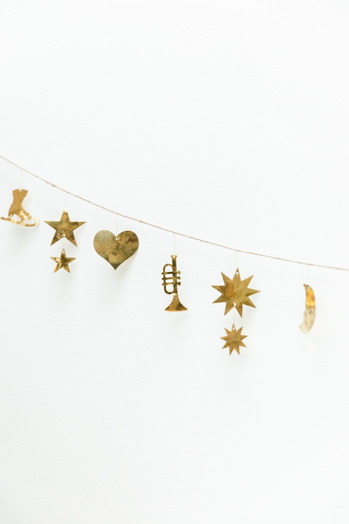 Swedish Brass Christmas Garland