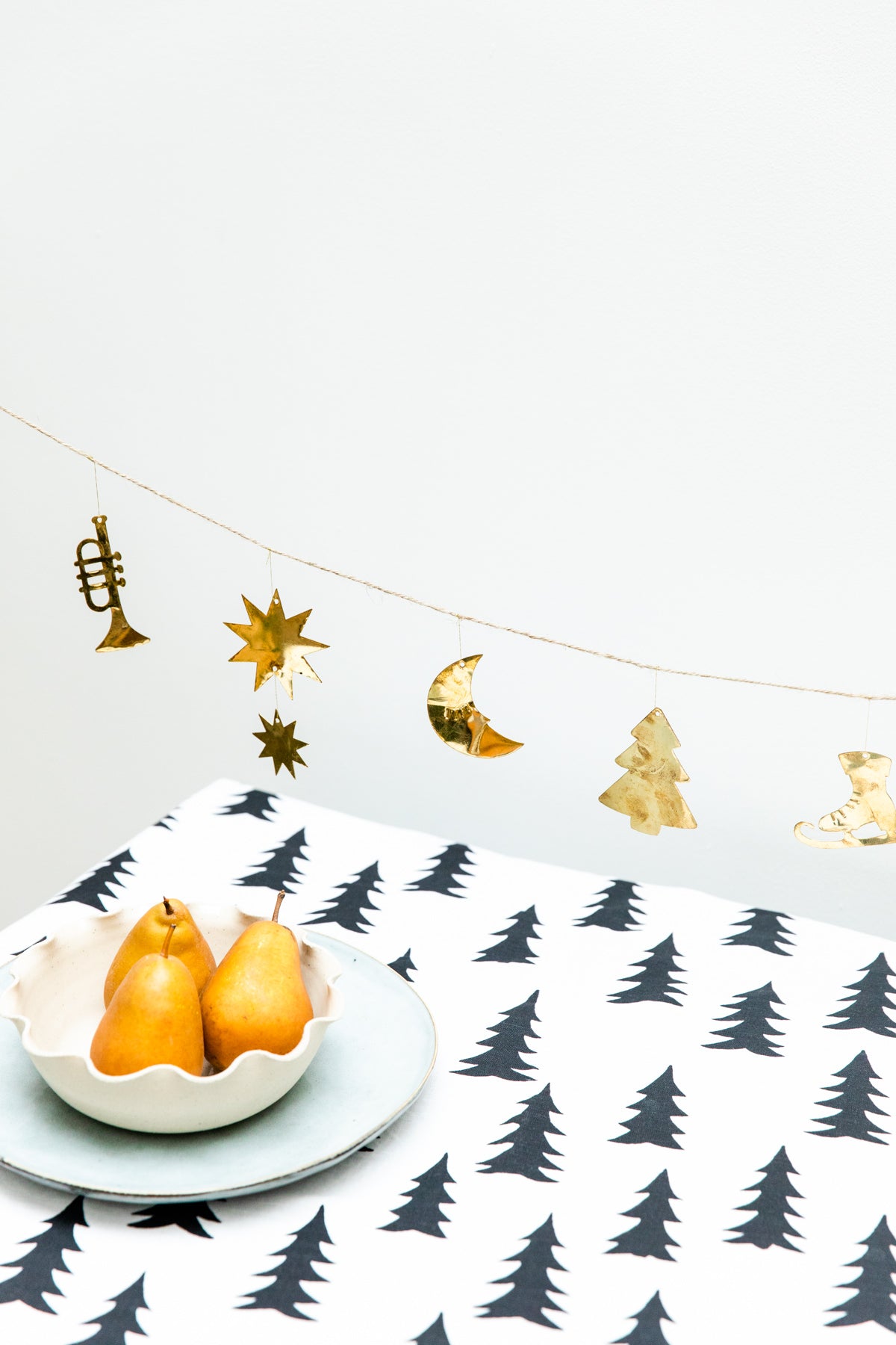 Swedish Brass Christmas Garland