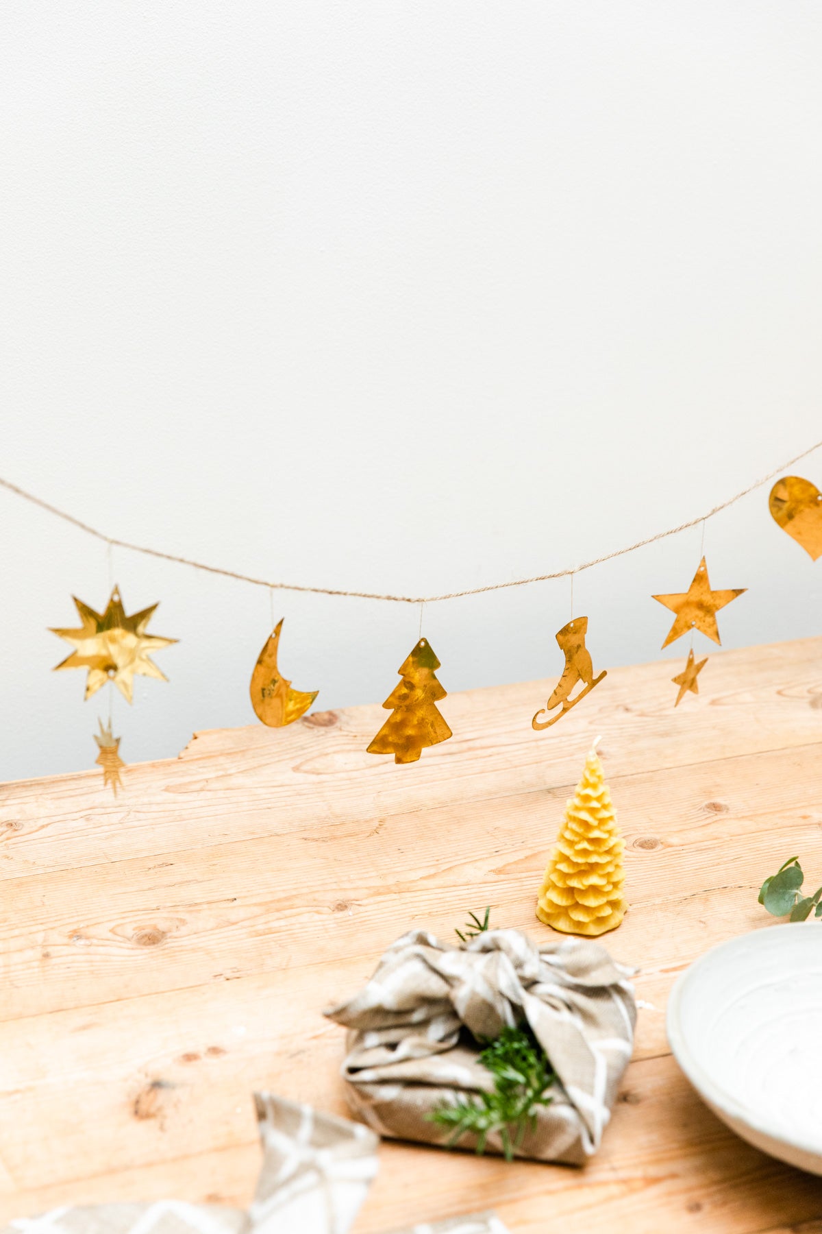 Swedish Brass Christmas Garland
