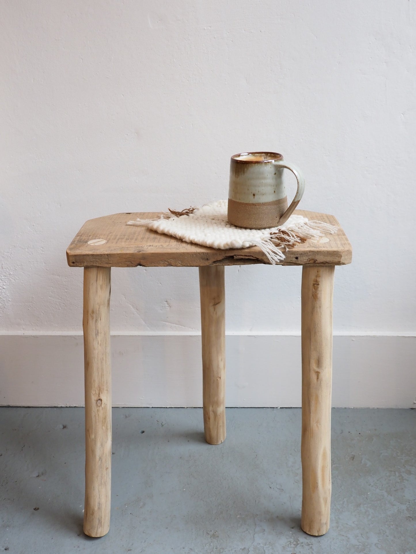 Rustic Wooden Stool