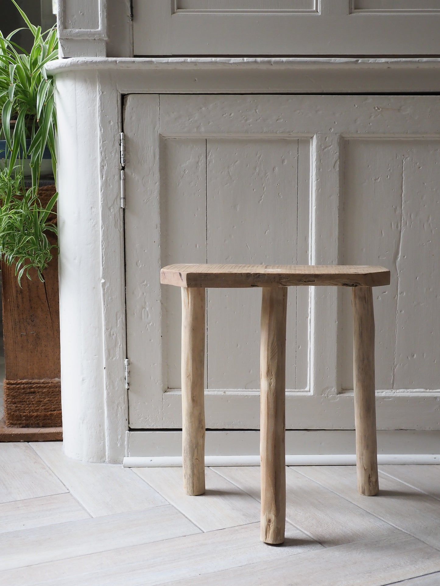 Rustic Wooden Stool