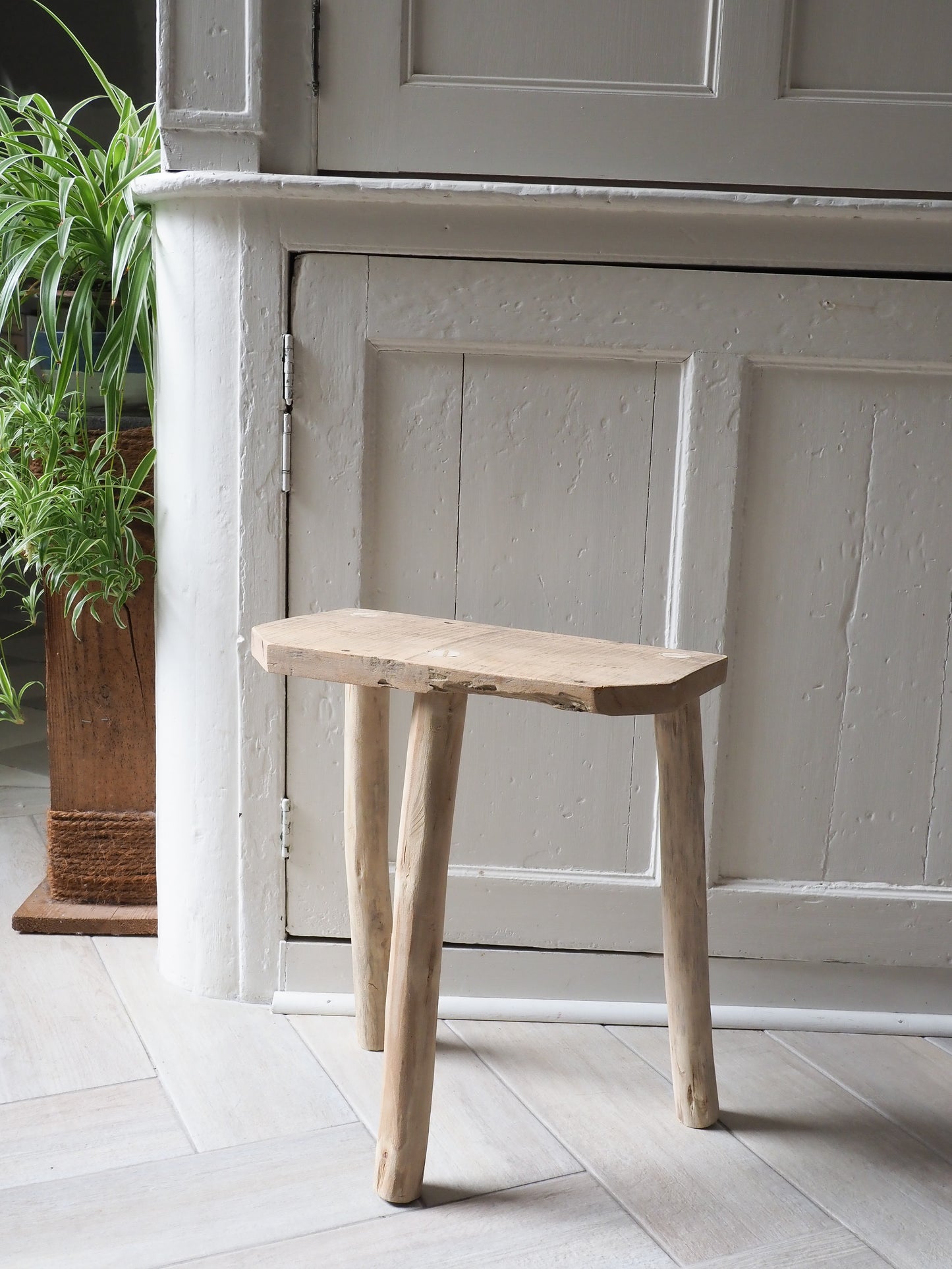 Rustic Wooden Stool