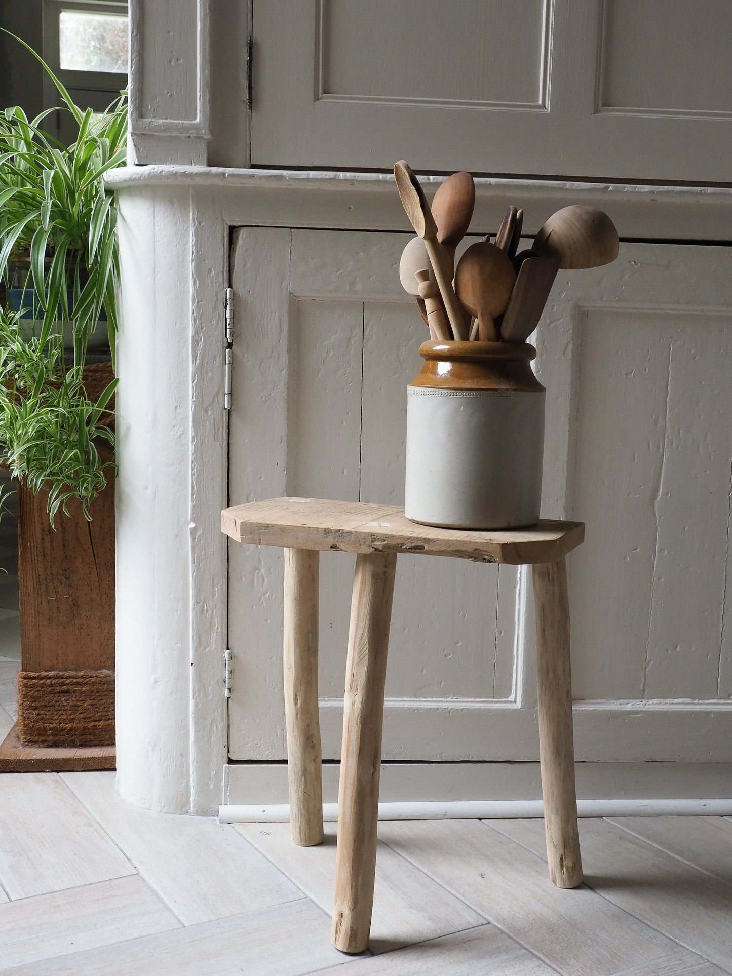 Rustic Wooden Stool