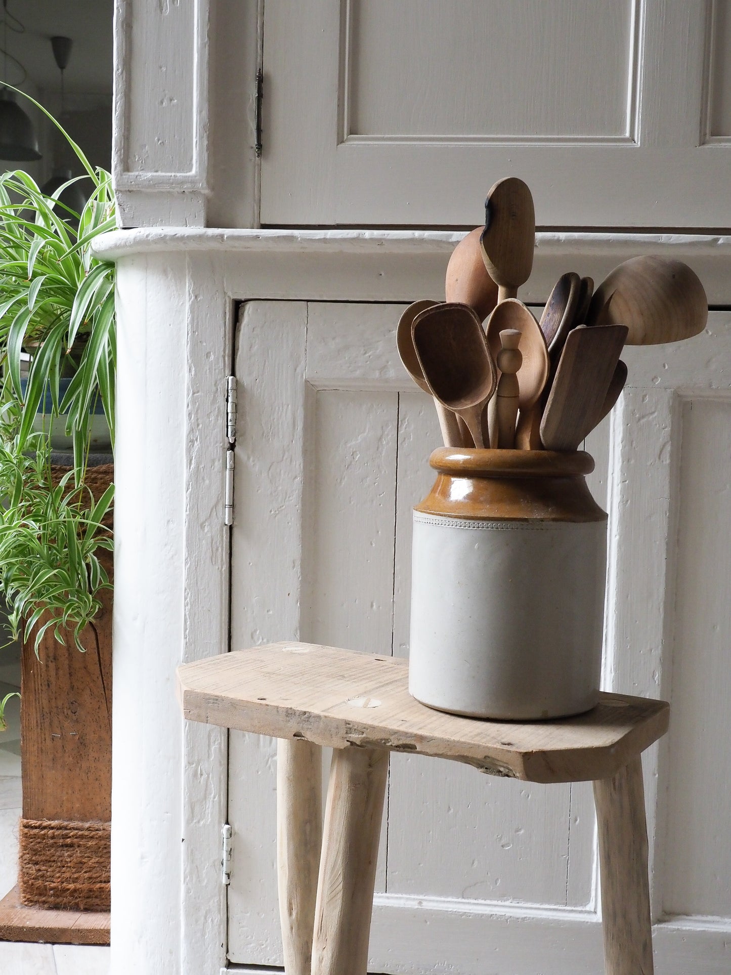 Rustic Wooden Stool