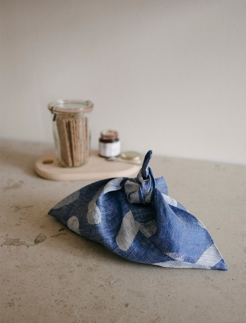 Udon Linen Bento Tie Bag