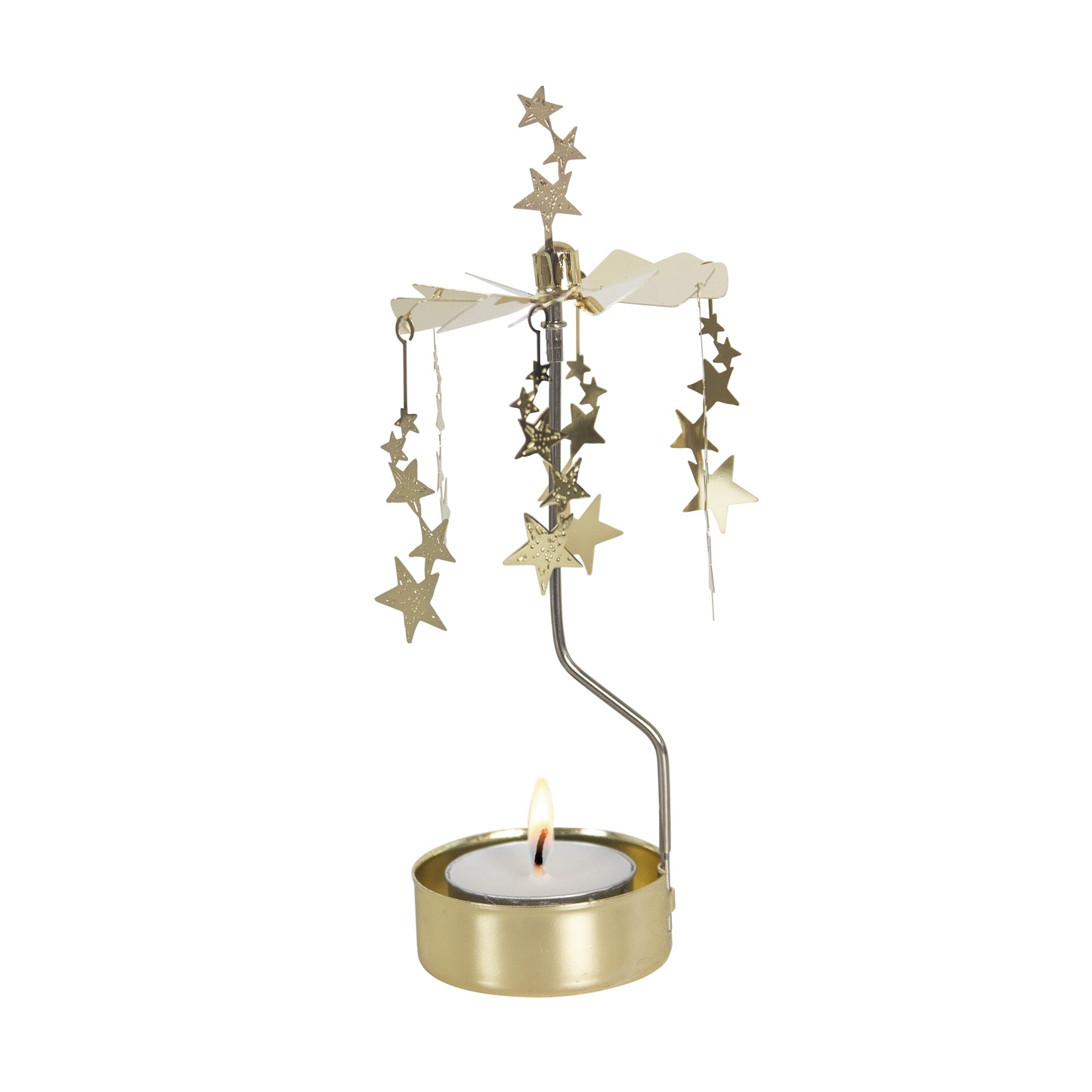 Night Sky Änglaspel Candle Holder | Gold