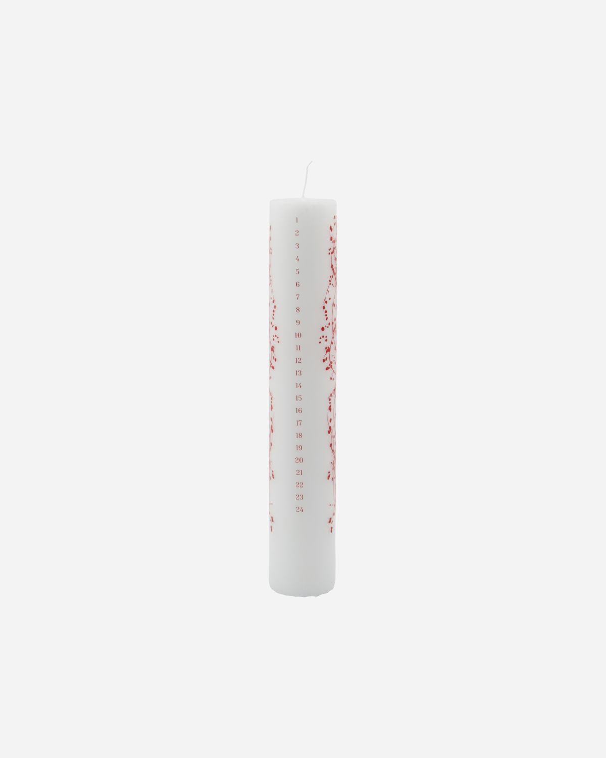 Days Advent Calendar Candle | Red