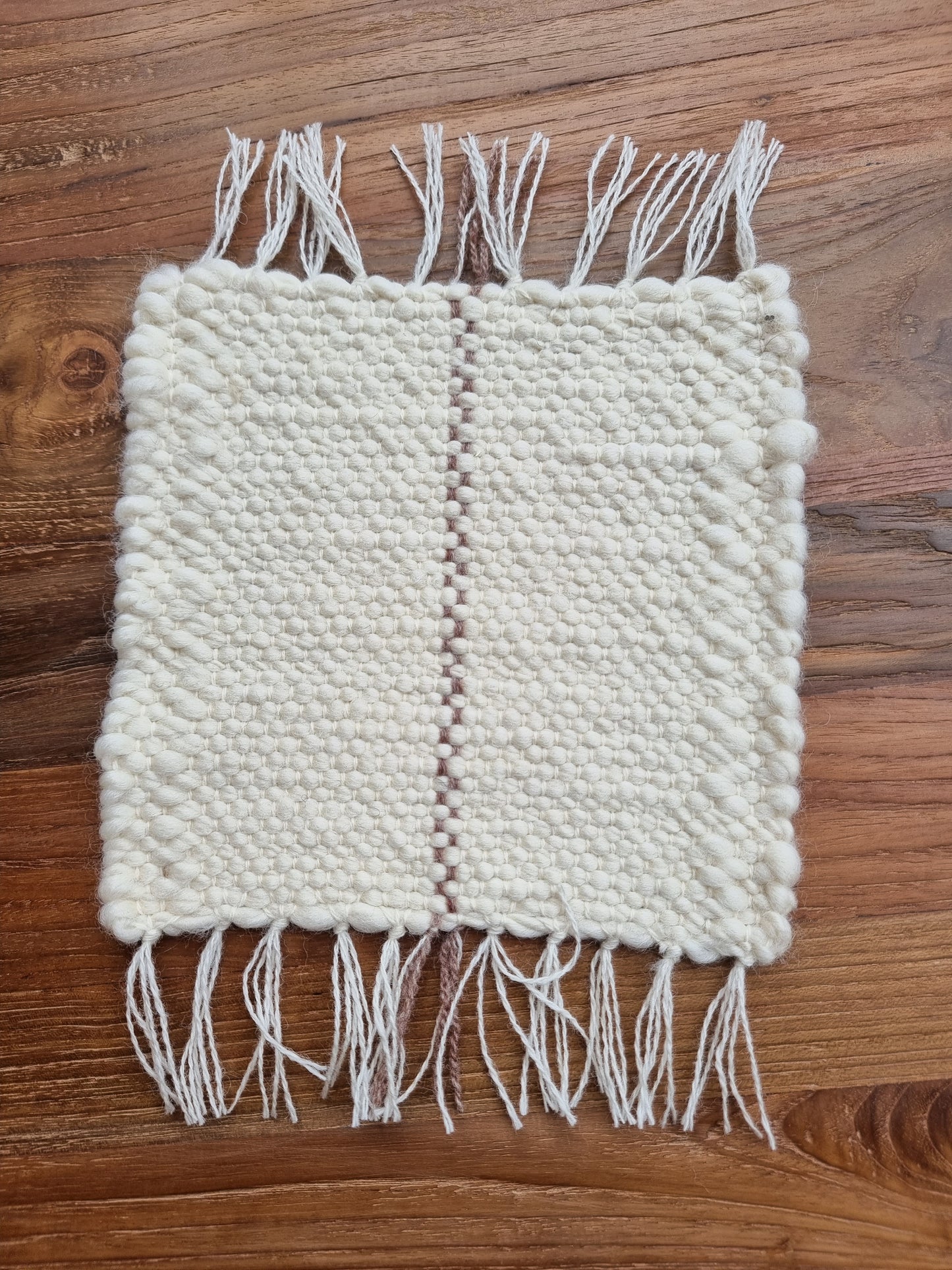 Hand Woven Wool Coaster | This Cabin Van