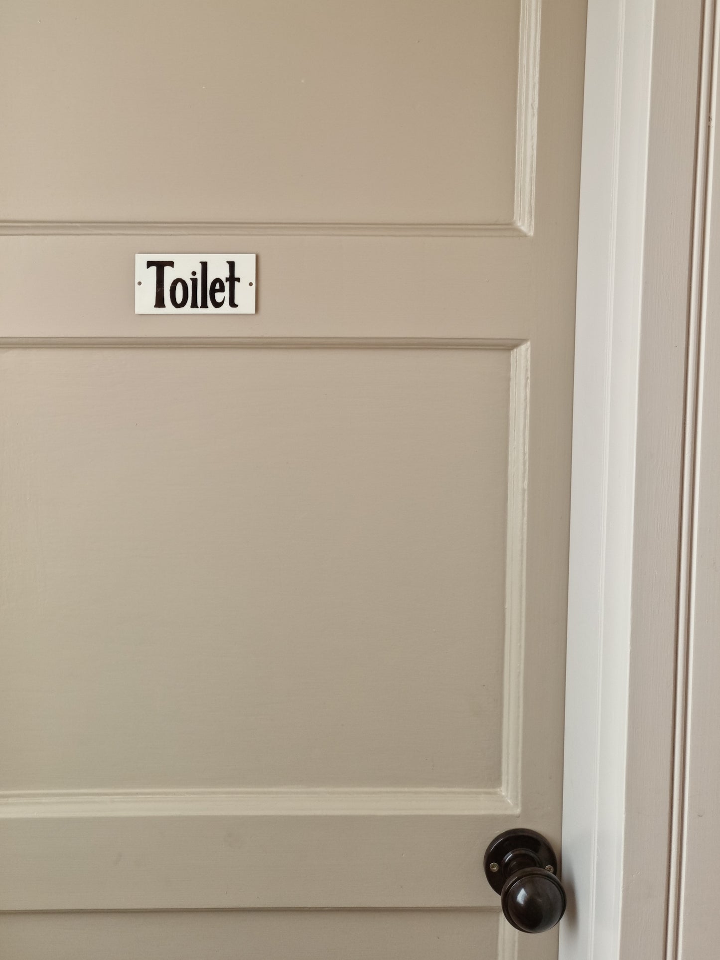 Toilet Metal Door Sign