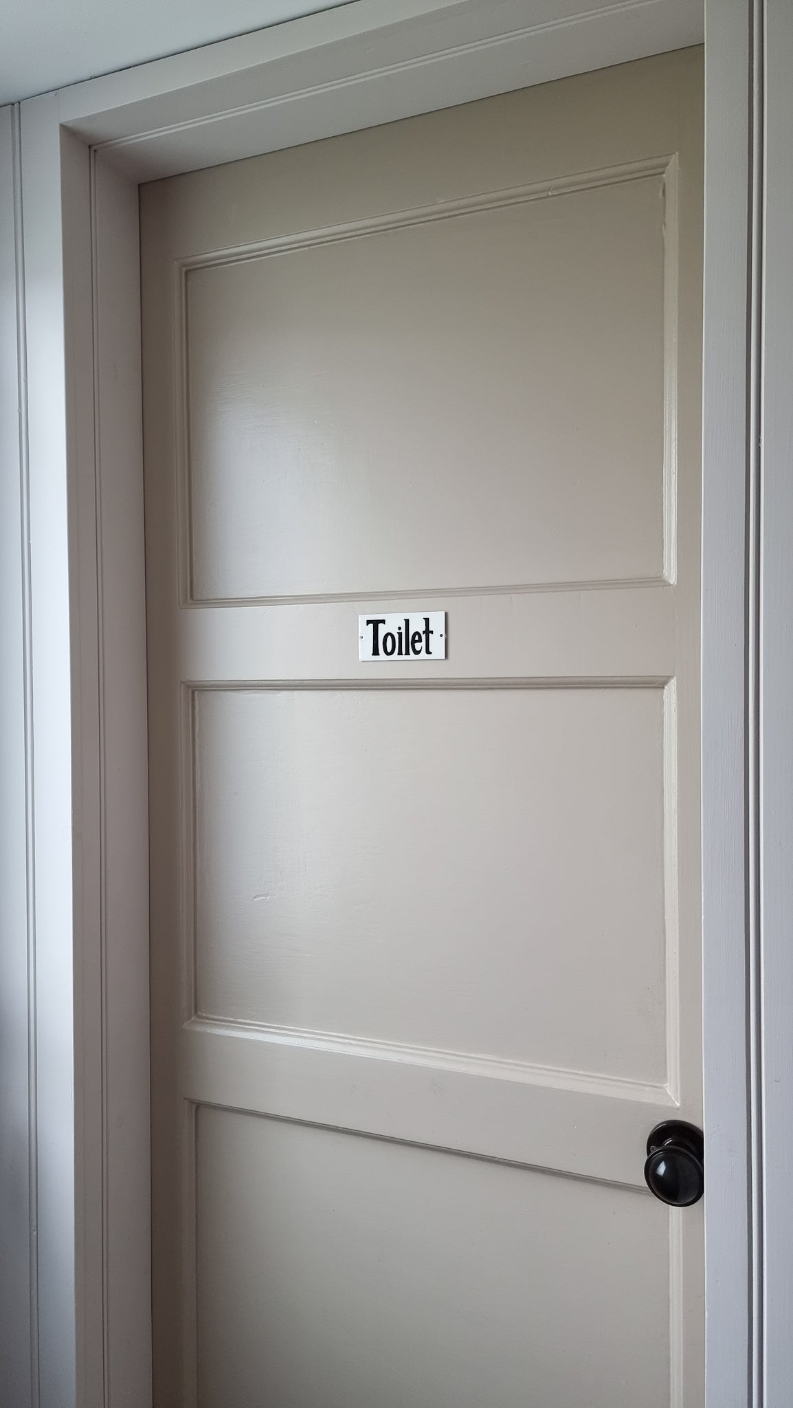 Toilet Metal Door Sign