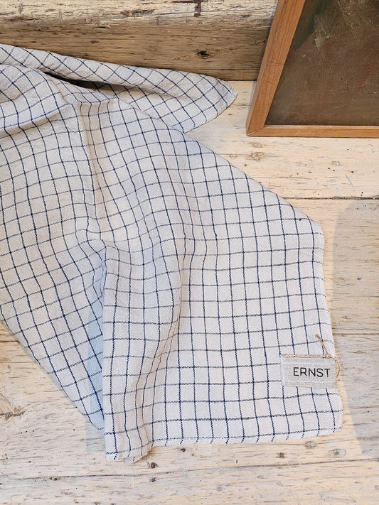 Kökshandduk | Linen Tea Towel Blue Square