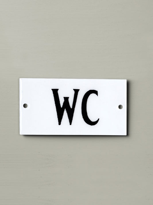 WC Metal Door Sign