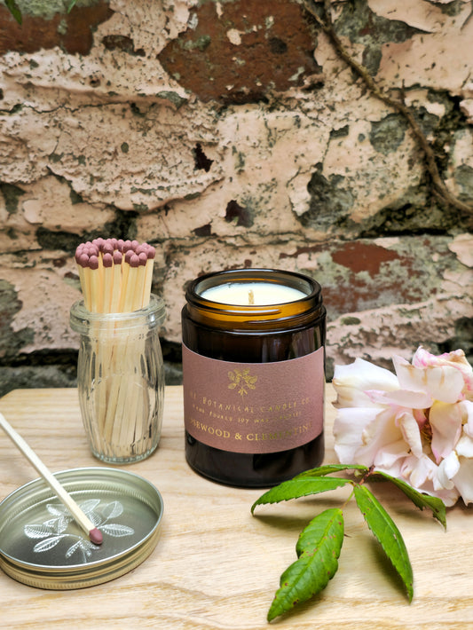 Rosewood & Clementine | Soy Scented Candle