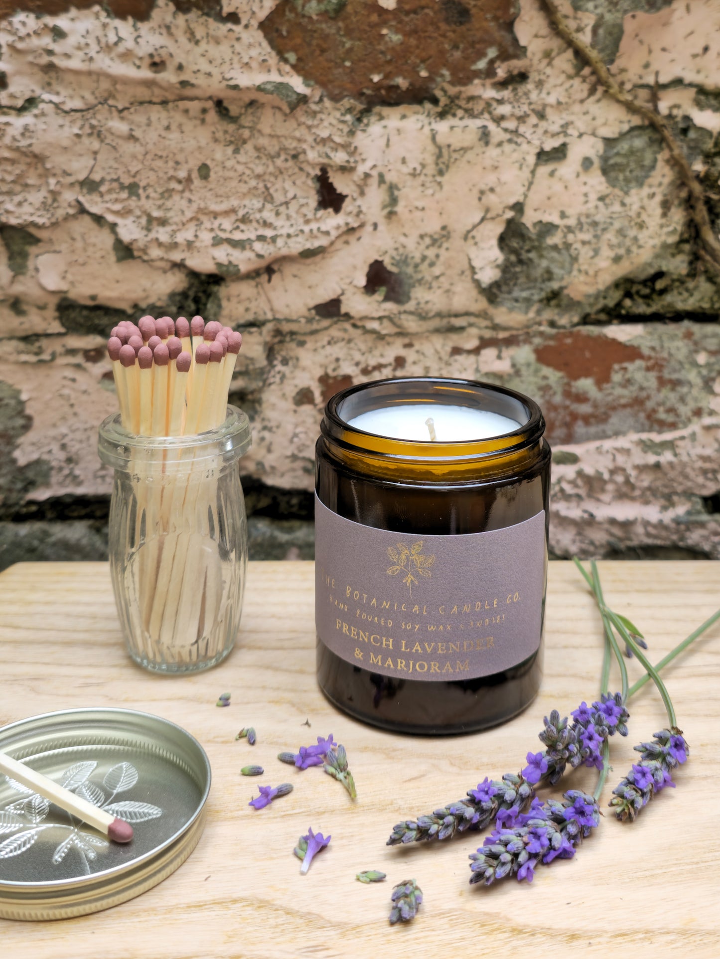 French Lavender & Marjoram | Soy Scented Candle