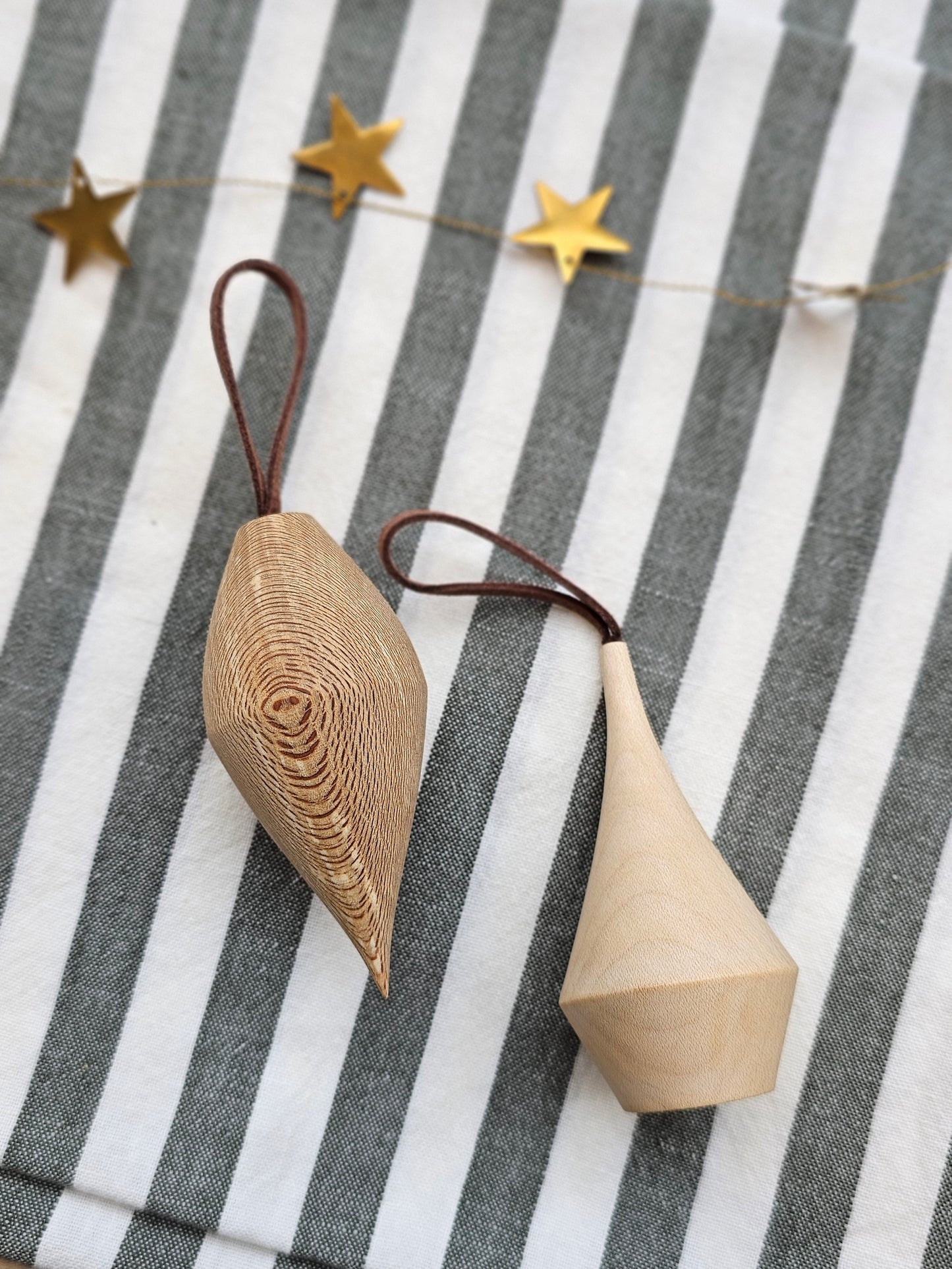 Hand Turned Wooden Baubles